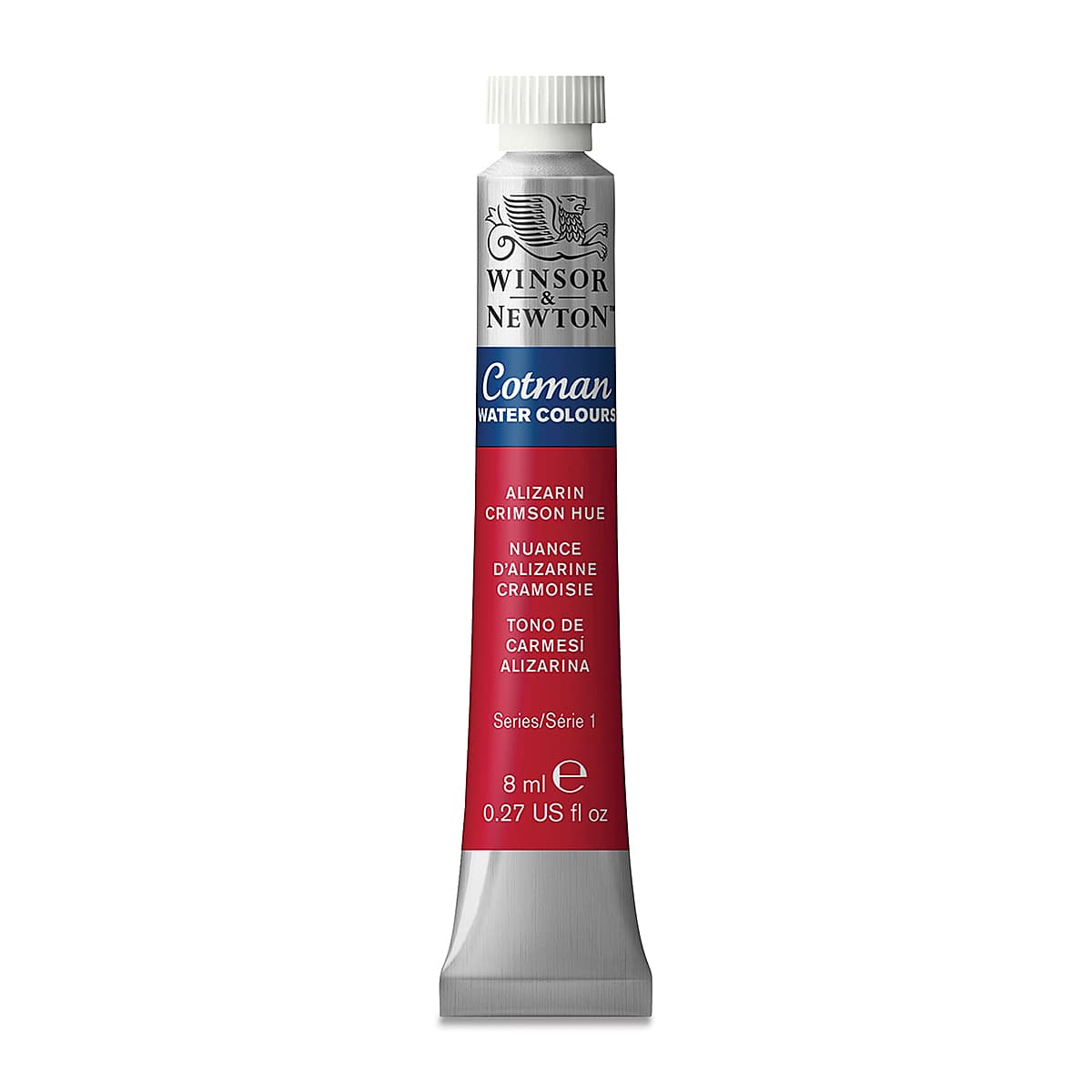Winsor & Newton Cotman Watercolor - Alizarin Crimson Hue, 8 ml tube
