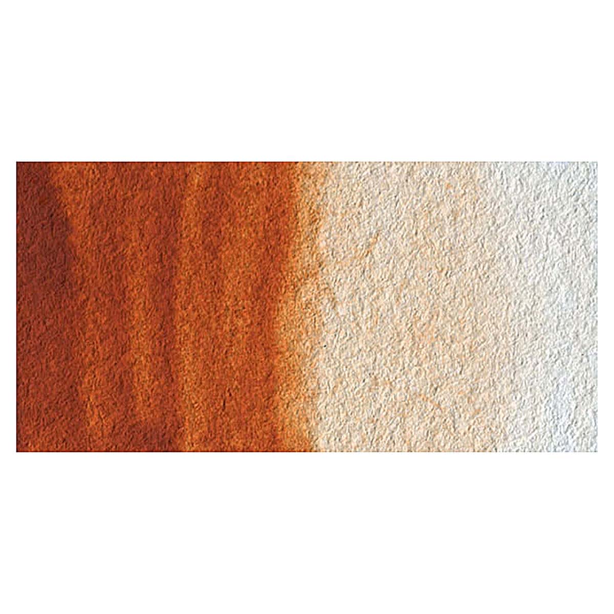 Winsor & Newton Cotman Watercolor - Burnt Sienna swatch Winsor & Newton Cotman Watercolor - Burnt Sienna swatch