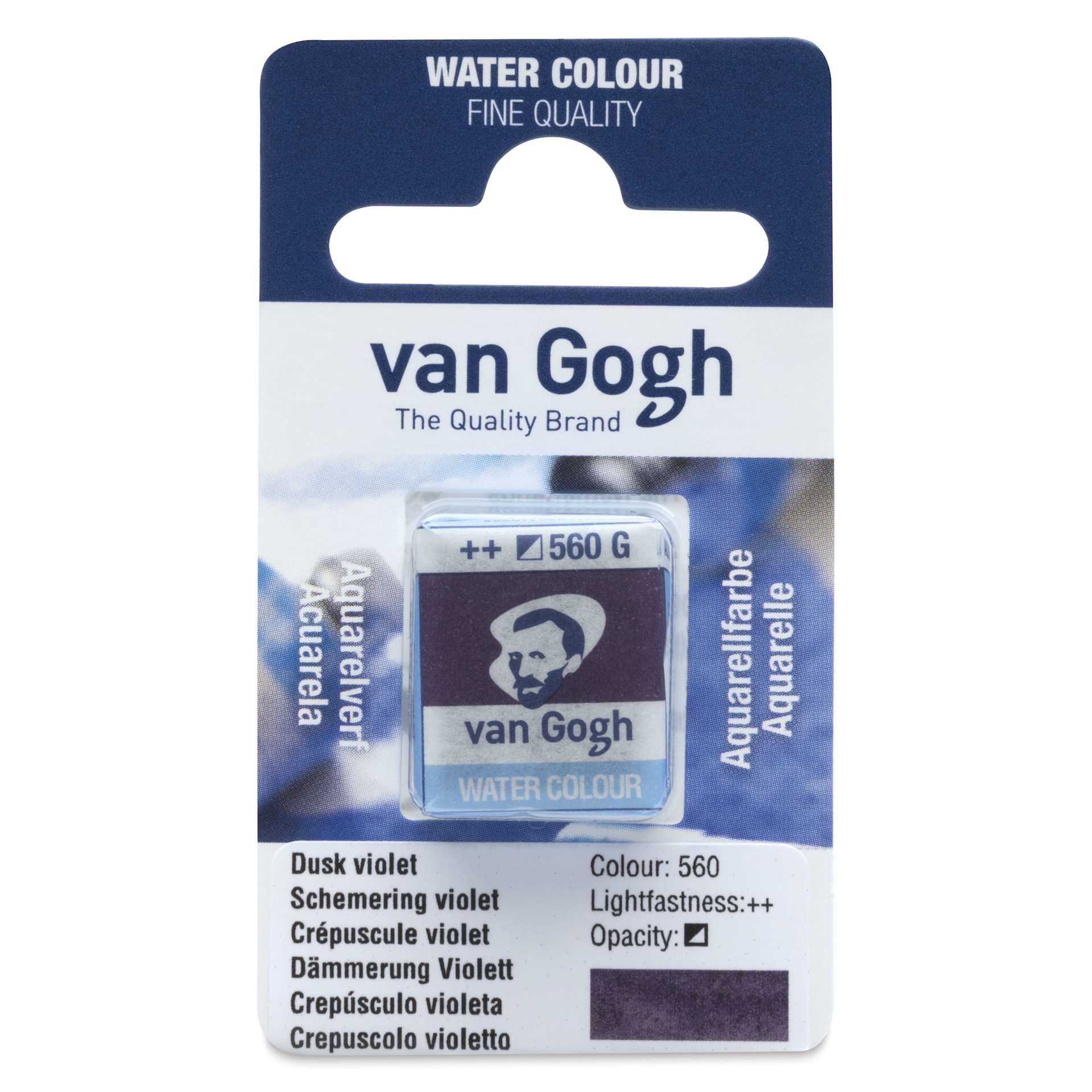Van Gogh Watercolor Half Pan - Dusk Violet