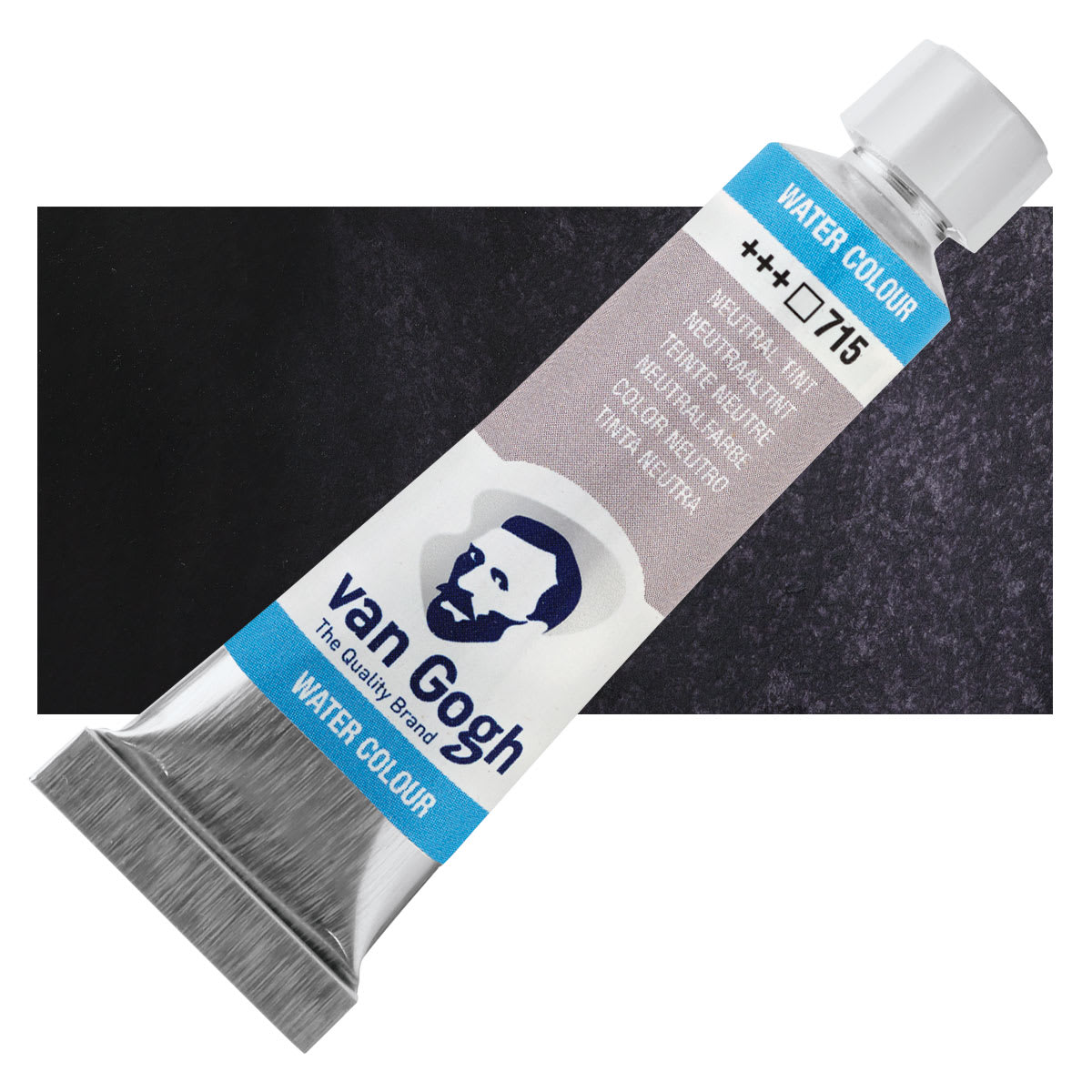 Van Gogh Watercolor - Neutral Tint, 10 ml tube and swatch
