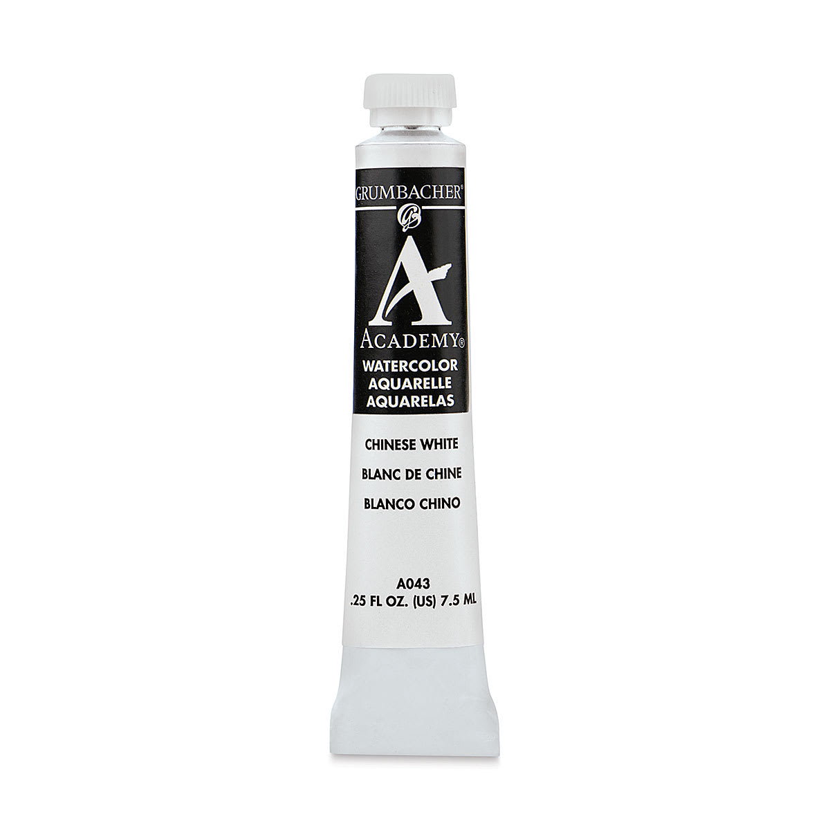 Grumbacher Academy Watercolor - Chinese White, 7.5 ml tube