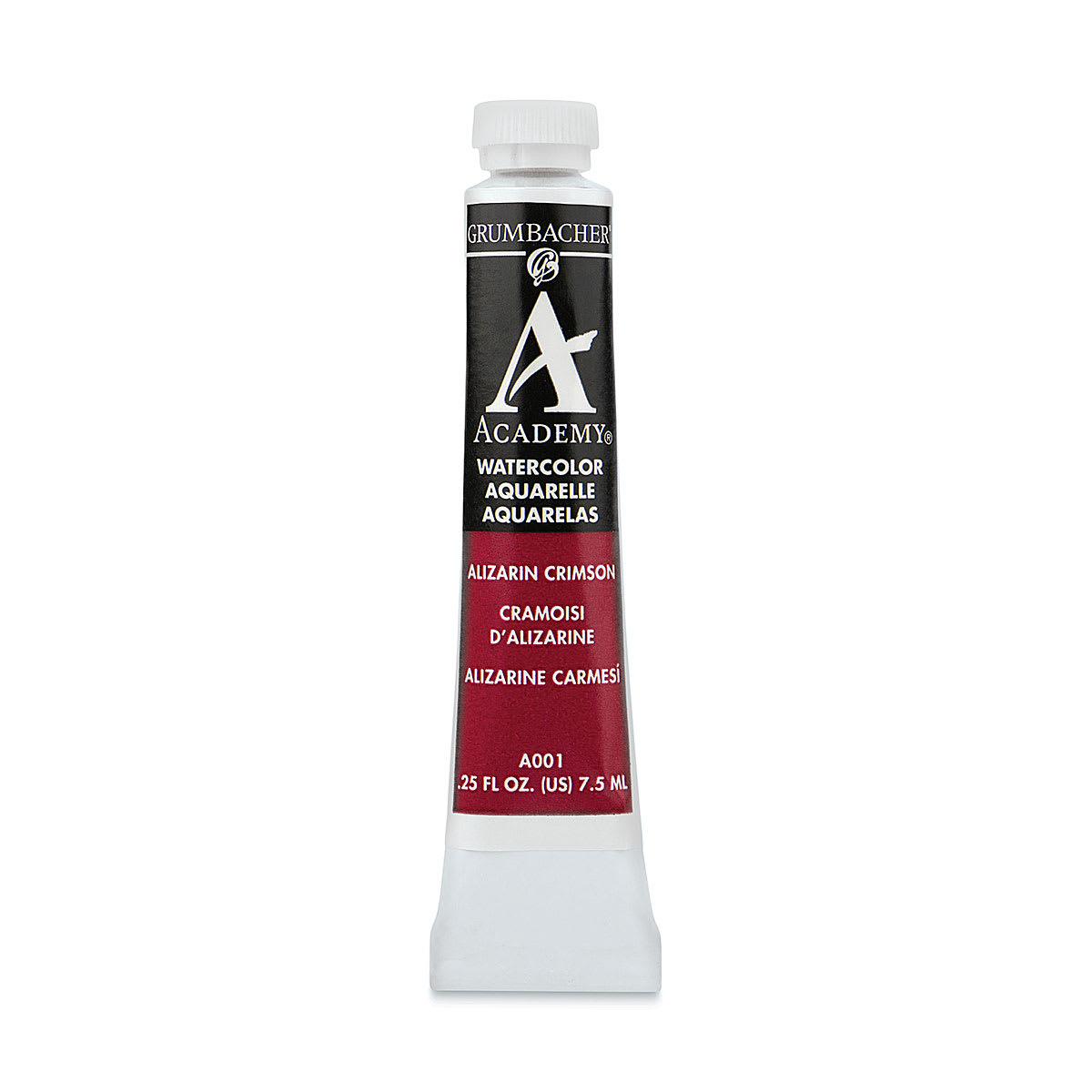Grumbacher Academy Watercolor - Alizarin Crimson, 7.5 ml tube