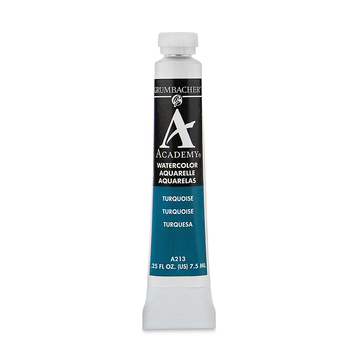 Grumbacher Academy Watercolor - Turquoise, 7.5 ml tube