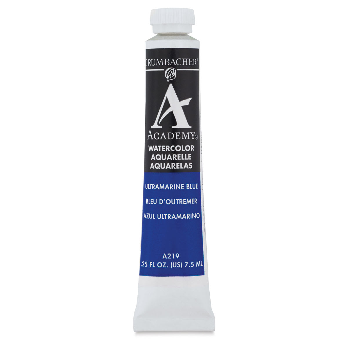Grumbacher Academy Watercolor - Ultramarine Blue, 7.5 ml tube Grumbacher Academy Watercolor - Ultramarine Blue, 7.5 ml tube