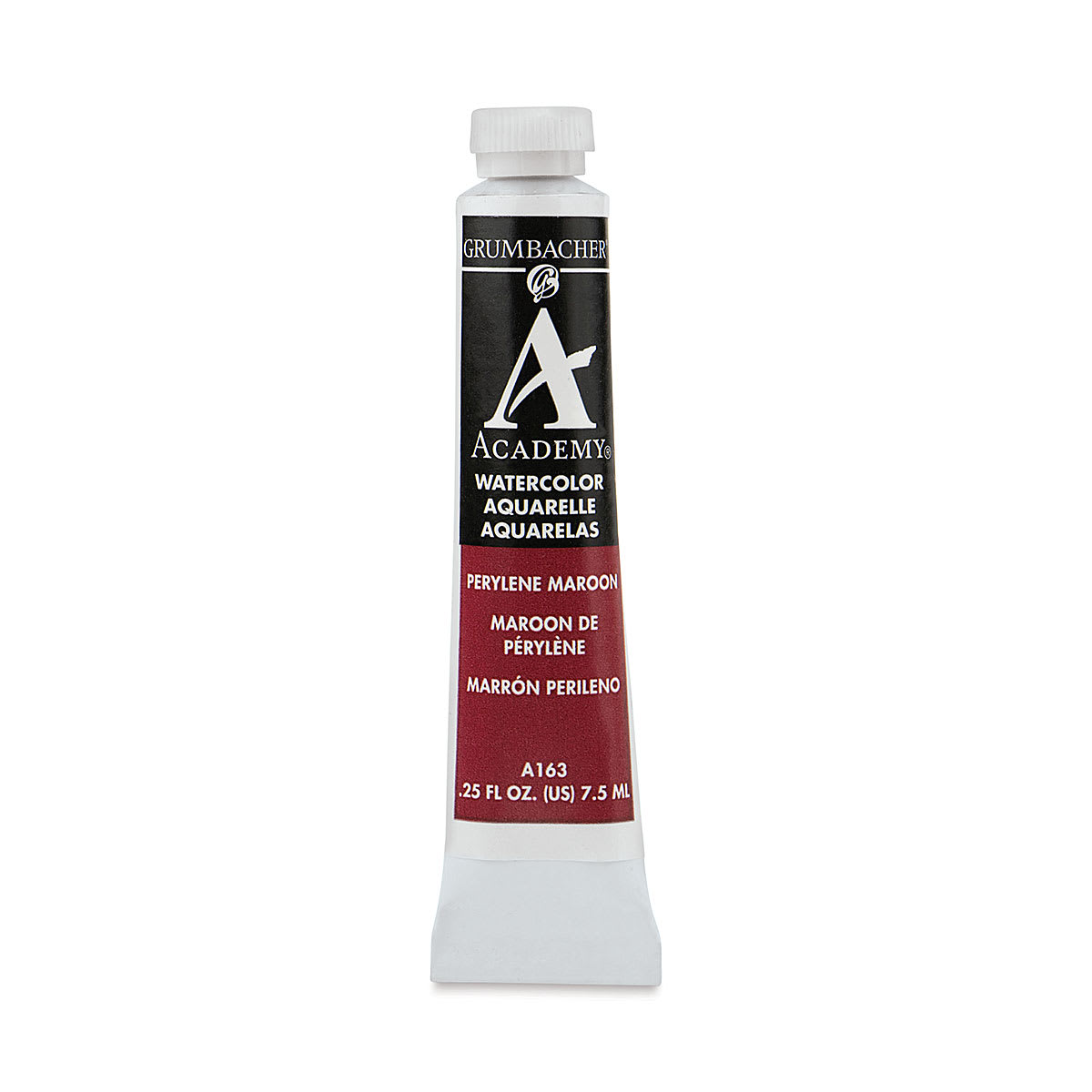 Grumbacher Academy Watercolor - Perylene Maroon, 7.5 ml tube Grumbacher Academy Watercolor - Perylene Maroon, 7.5 ml tube