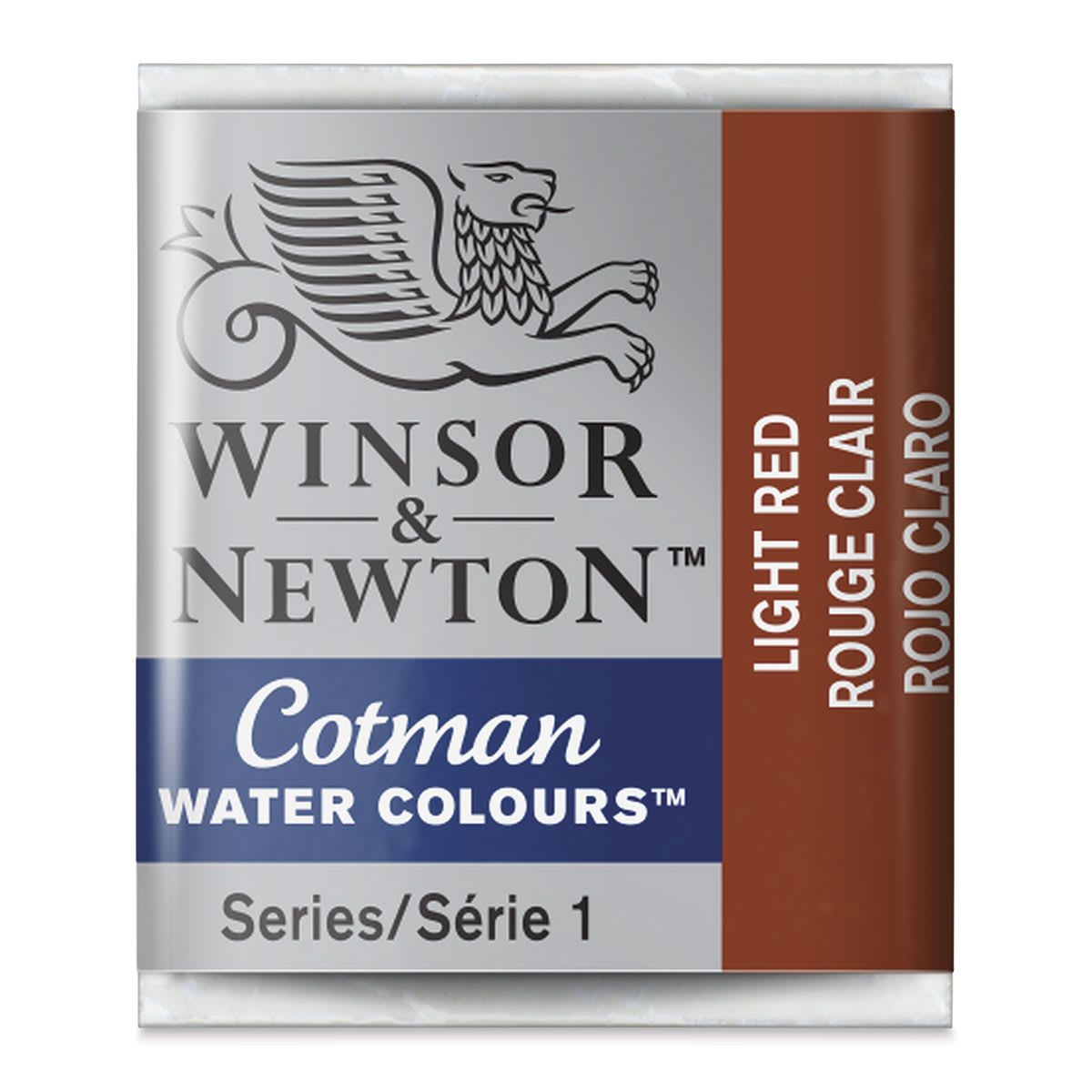 Winsor & Newton Cotman Watercolor Half Pan - Light Red