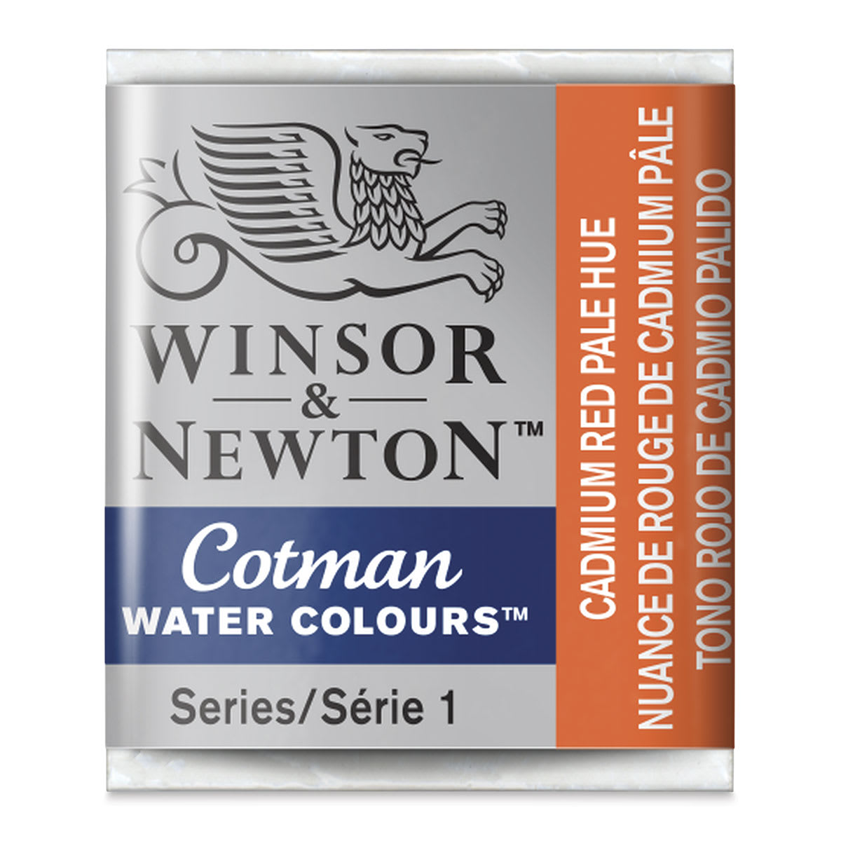 Winsor & Newton Cotman Watercolor Half Pan - Cadmium Red Pale Hue