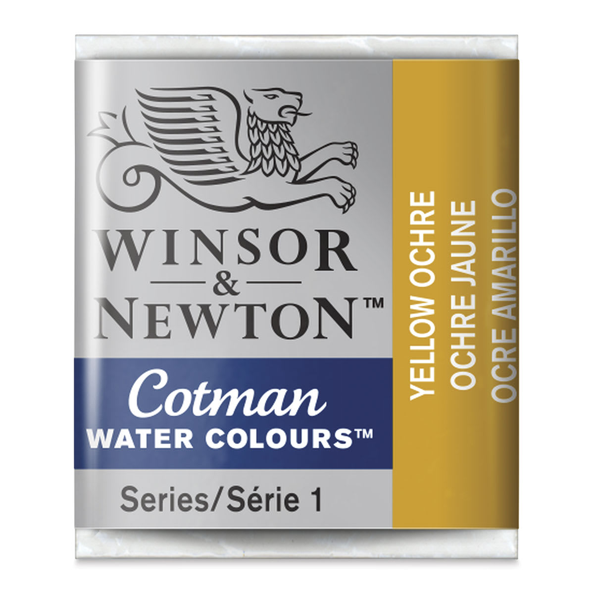Winsor & Newton Cotman Watercolor Half Pan - Yellow Ochre