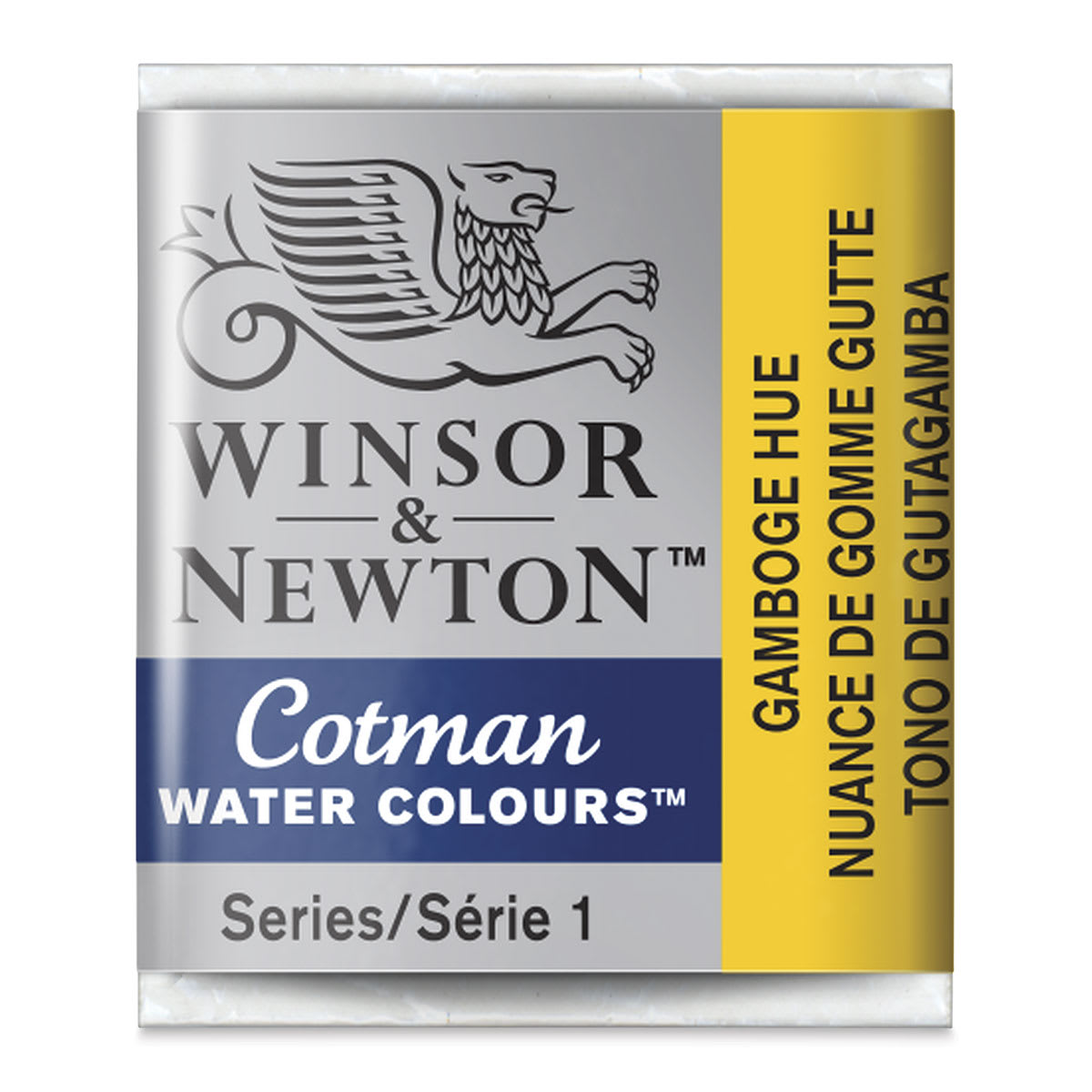Winsor & Newton Cotman Watercolor Half Pan - Gamboge Hue