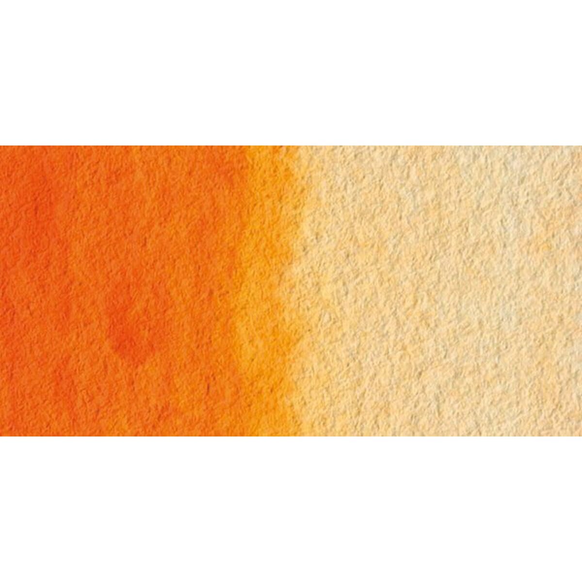 Winsor & Newton Cotman Watercolor Half Pan - Cadmium Orange Hue swatch