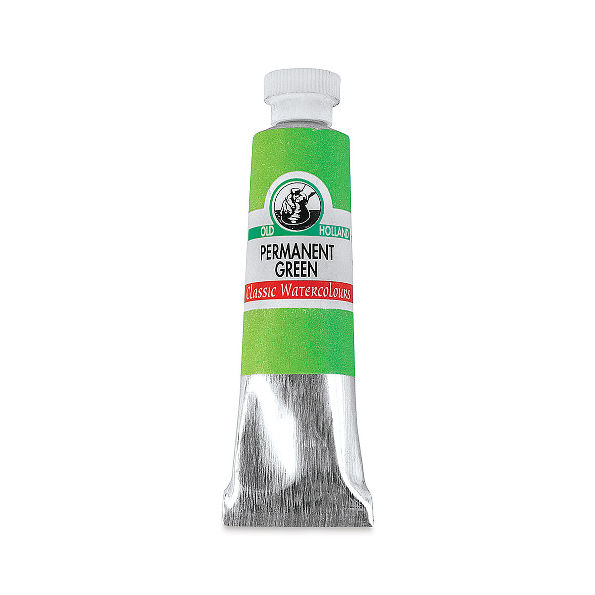 Old Holland Classic Artist Watercolor - Permanent Green, 6 ml tube