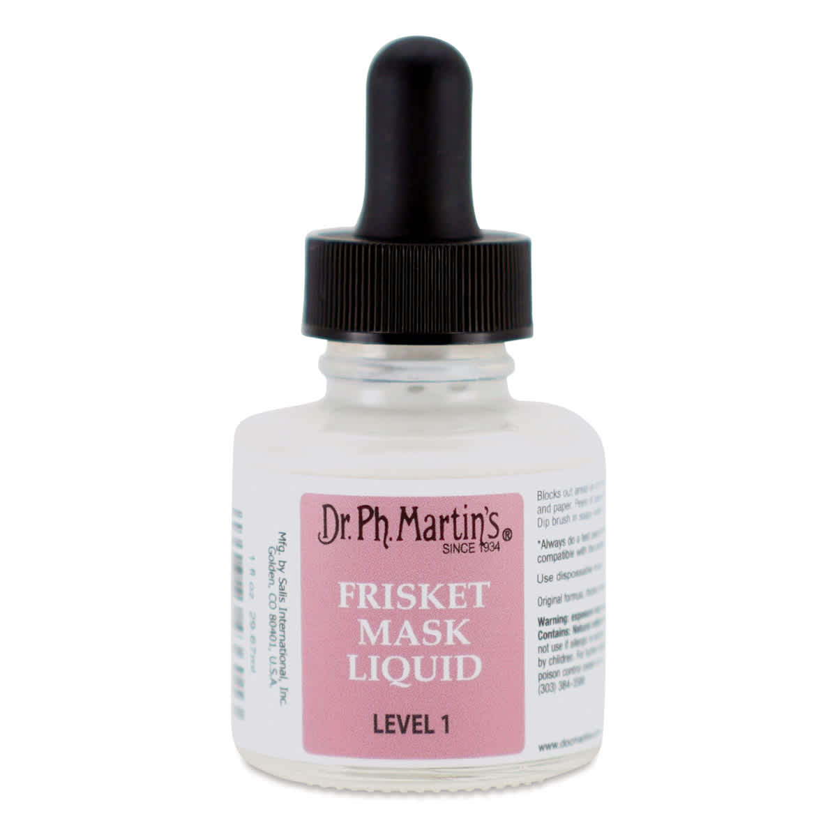 Dr. Ph. Martin's Frisket Mask Liquid - Level 1, 1 oz bottle
