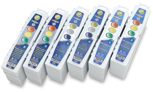 Prang Washable Watercolor Set Class Pack - Set of 36 Colors, Pans