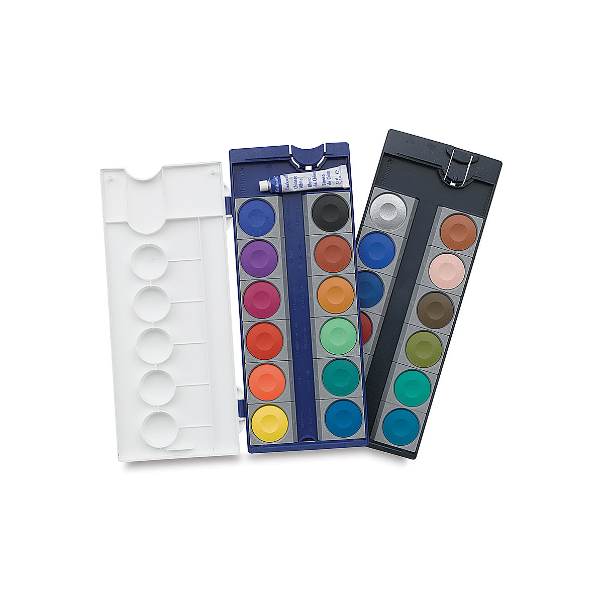 Pelikan Gouache Pans - Set of 24, Set open