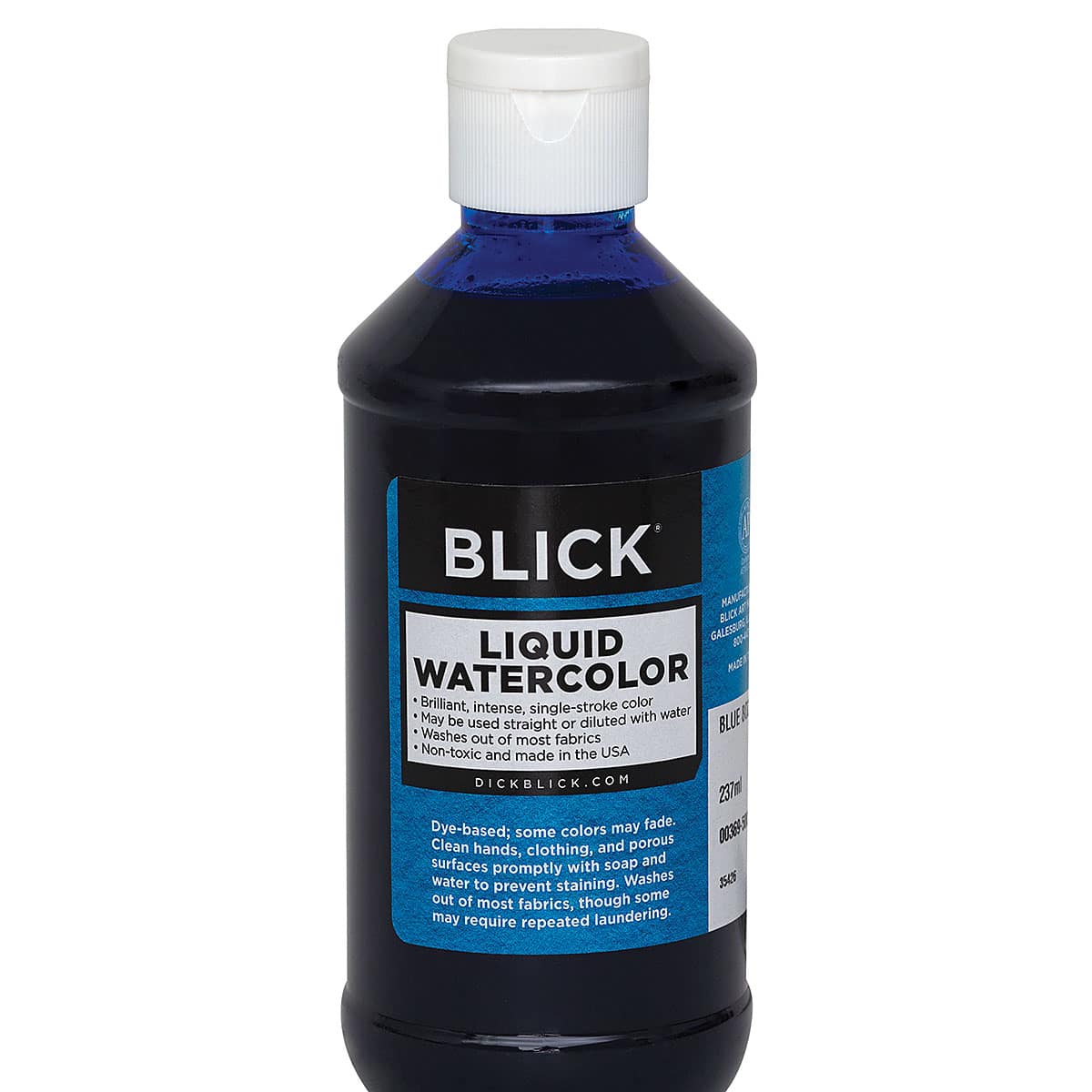 Blick Liquid Watercolor - Blue, 8 oz, Bottle Blick Liquid Watercolor - Blue, 8 oz, Bottle