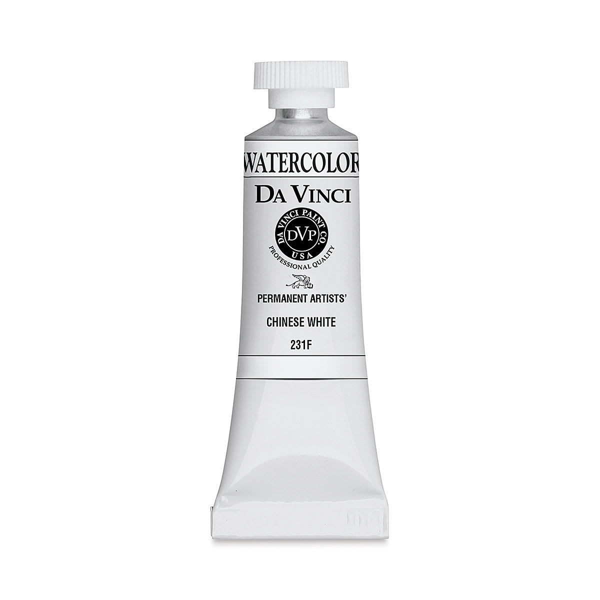 Da Vinci Artists' Permanent Watercolor - Chinese White (CL), 15 ml tube