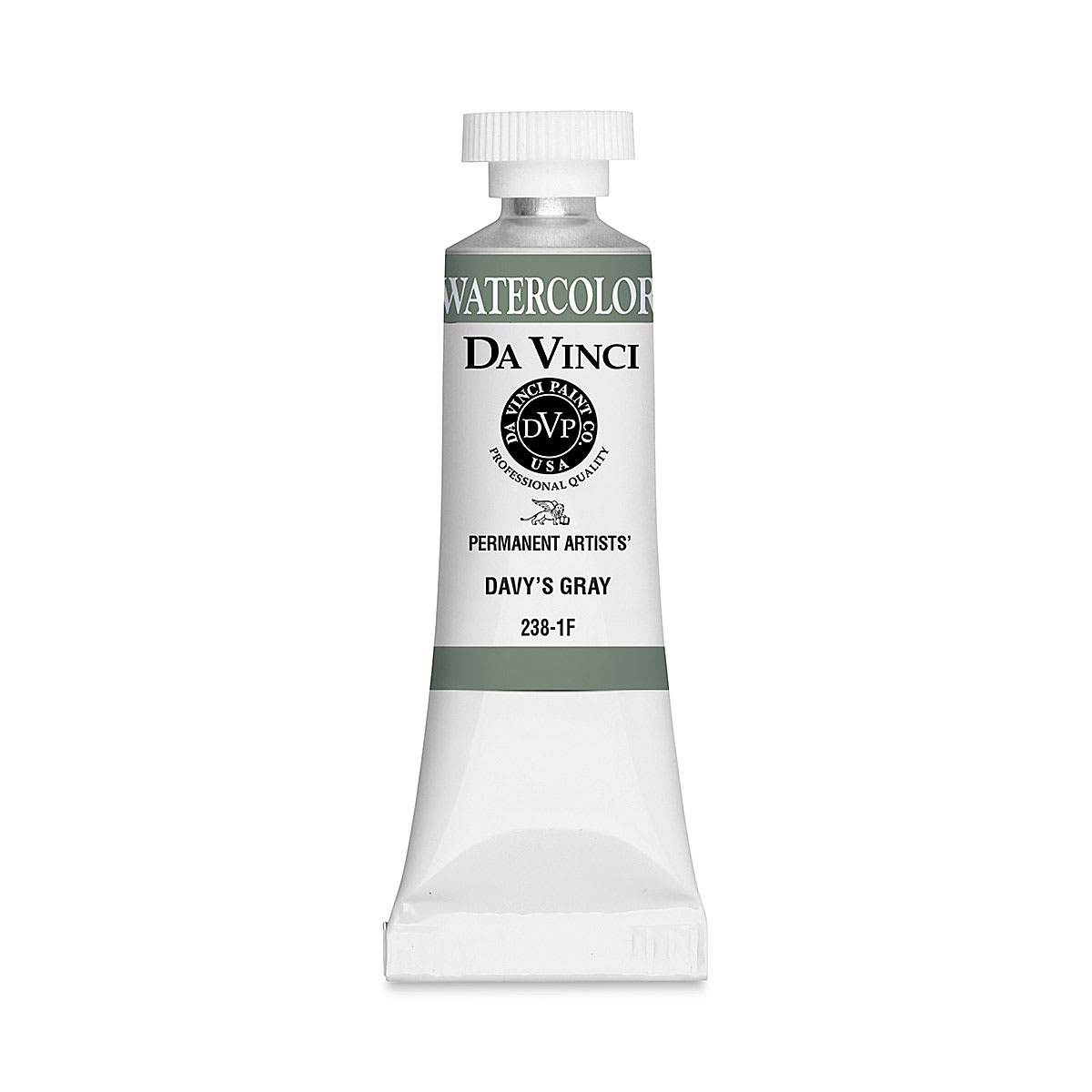 Da Vinci Artists' Permanent Watercolor - Davy's Gray, 15 ml tube
