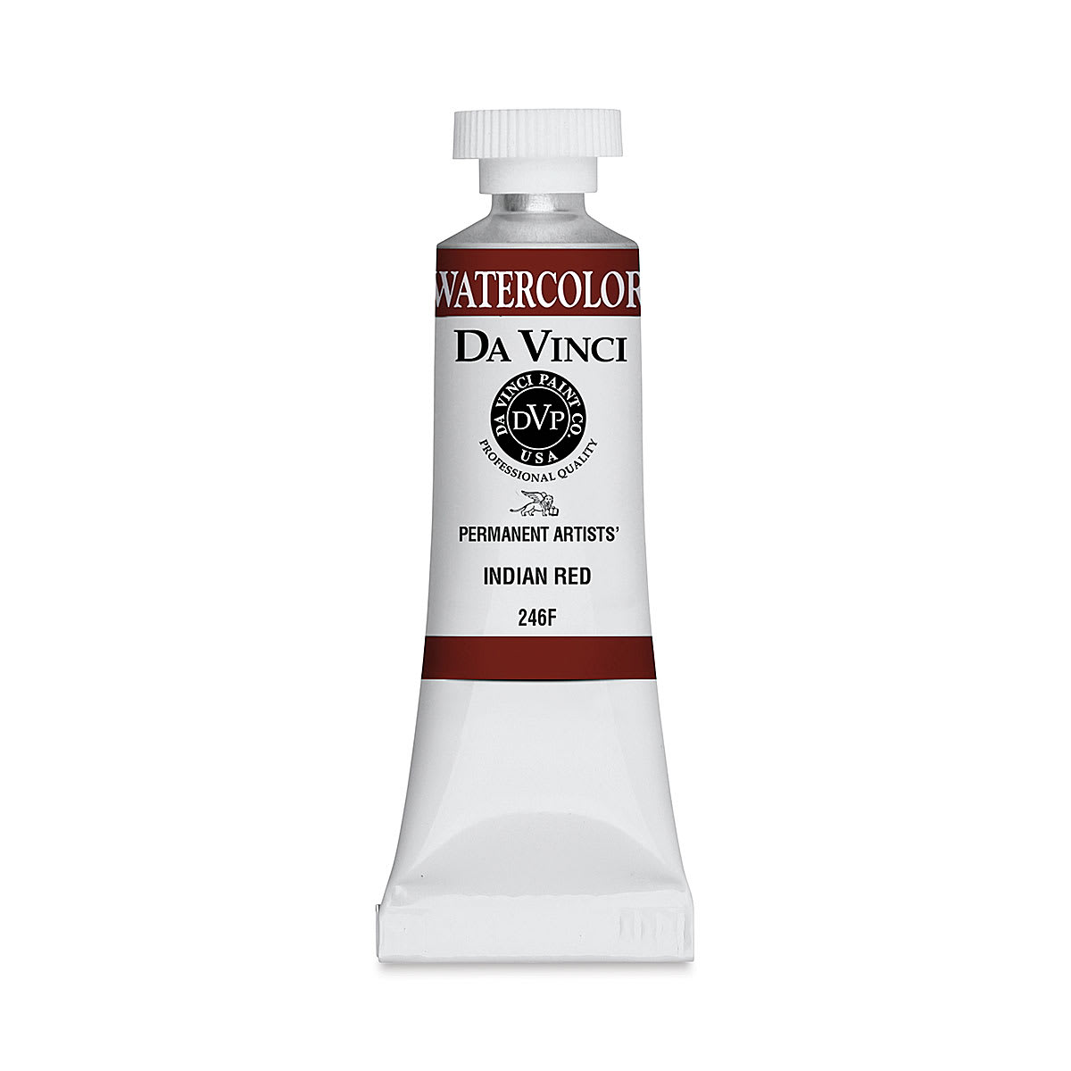 Da Vinci Artists' Permanent Watercolor - Indian Red, 15 ml tube
