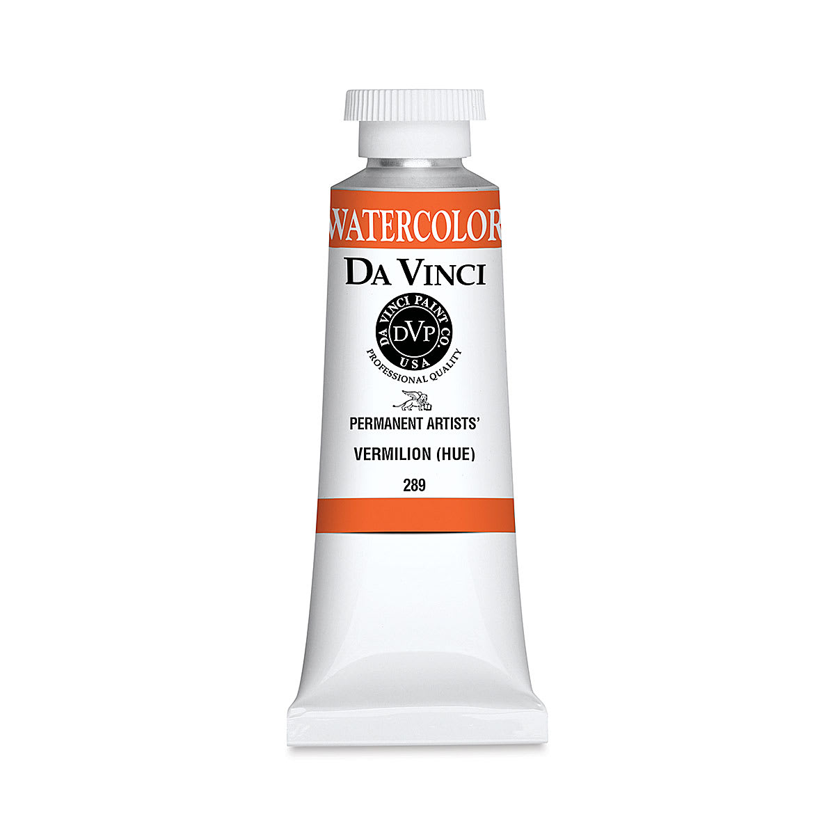 Da Vinci Artists' Permanent Watercolor - Vermilion Hue, 37 ml tube