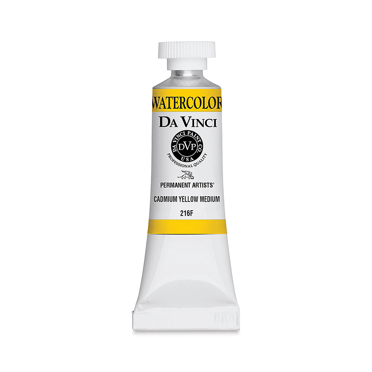 Da Vinci Artists' Permanent Watercolor - Cadmium Yellow Medium (CL), 15 ml tube