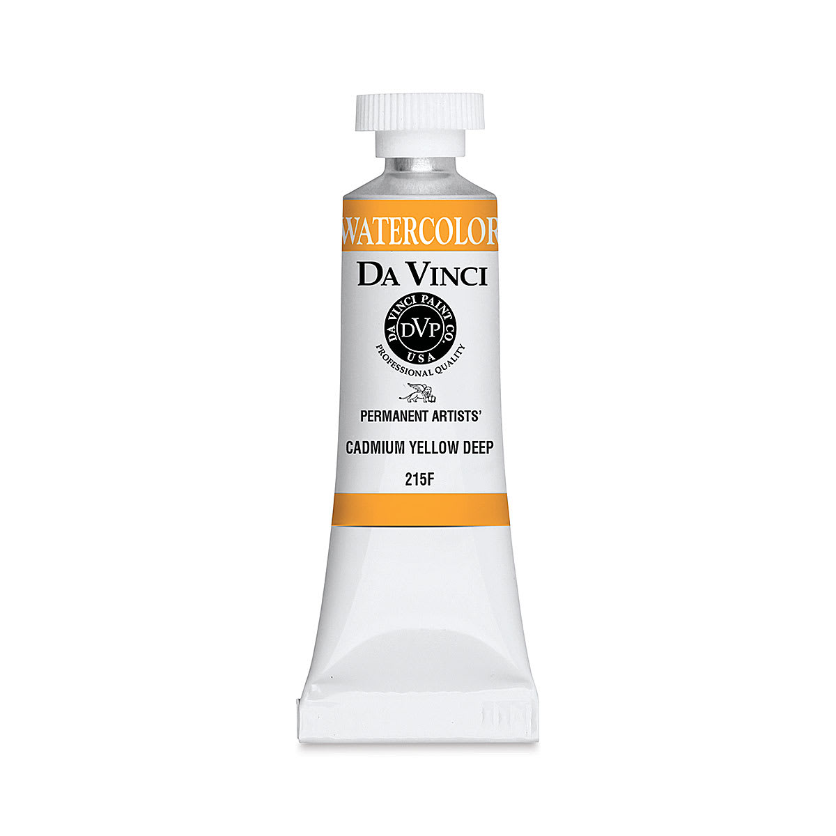 Da Vinci Artists' Permanent Watercolor - Cadmium Yellow Deep (CL), 15 ml tube
