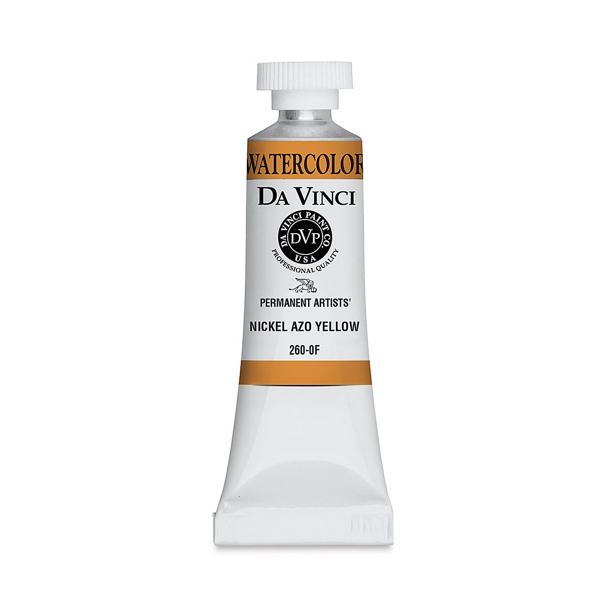 Da Vinci Artists' Permanent Watercolor - Nickel Azo Yellow, 15 ml tube Da Vinci Artists' Permanent Watercolor - Nickel Azo Yellow, 15 ml tube
