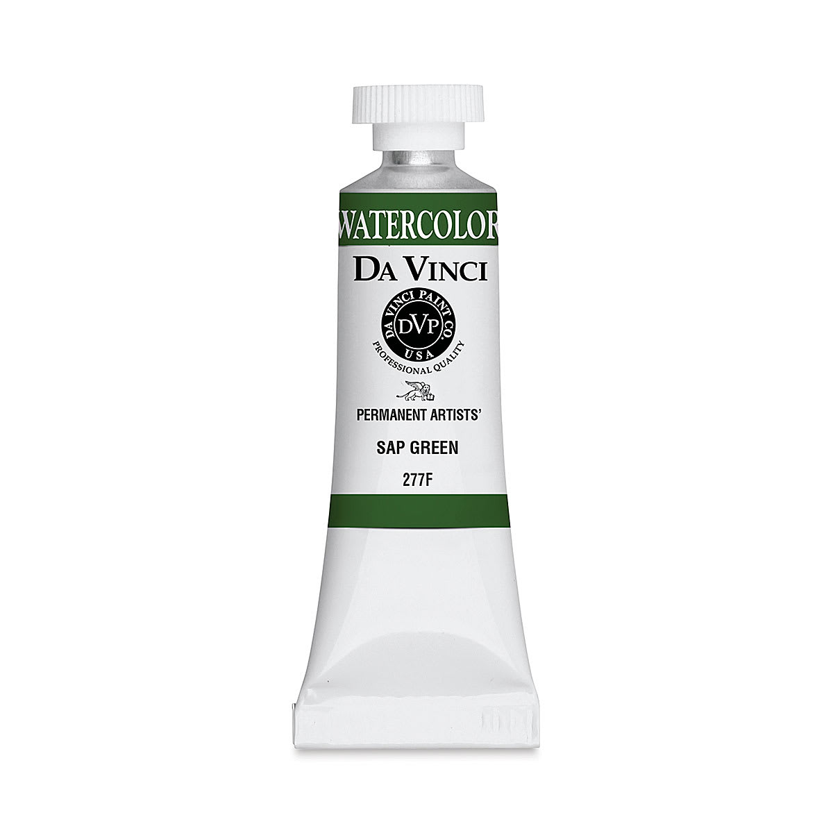 Da Vinci Artists' Permanent Watercolor - Sap Green, 15 ml tube