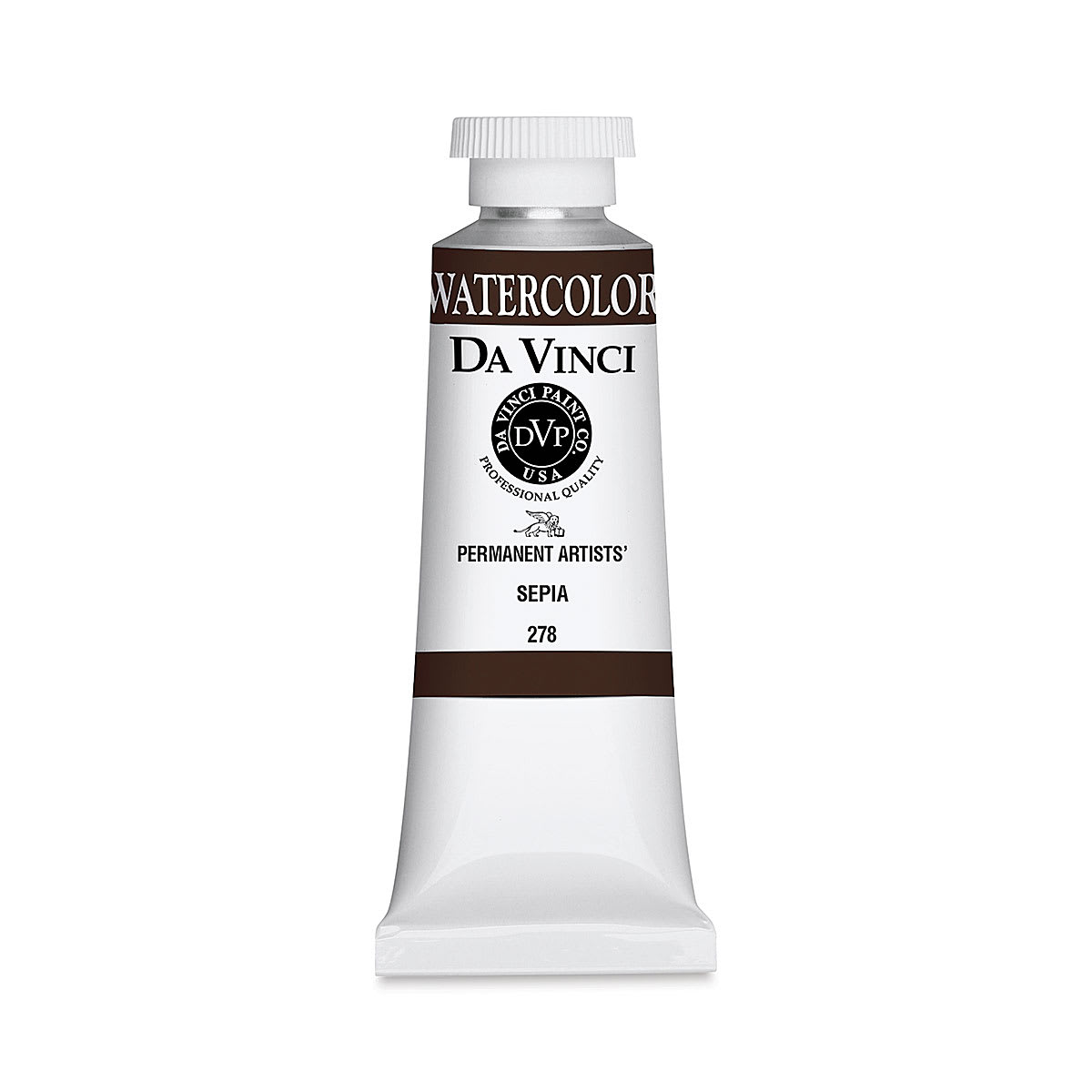 Da Vinci Artists' Permanent Watercolor - Sepia, 37 ml tube Da Vinci Artists' Permanent Watercolor - Sepia, 37 ml tube