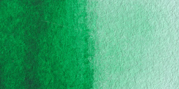 Da Vinci Artists Permanent Watercolor - Phthalo Green (Yellow Shade) swatch