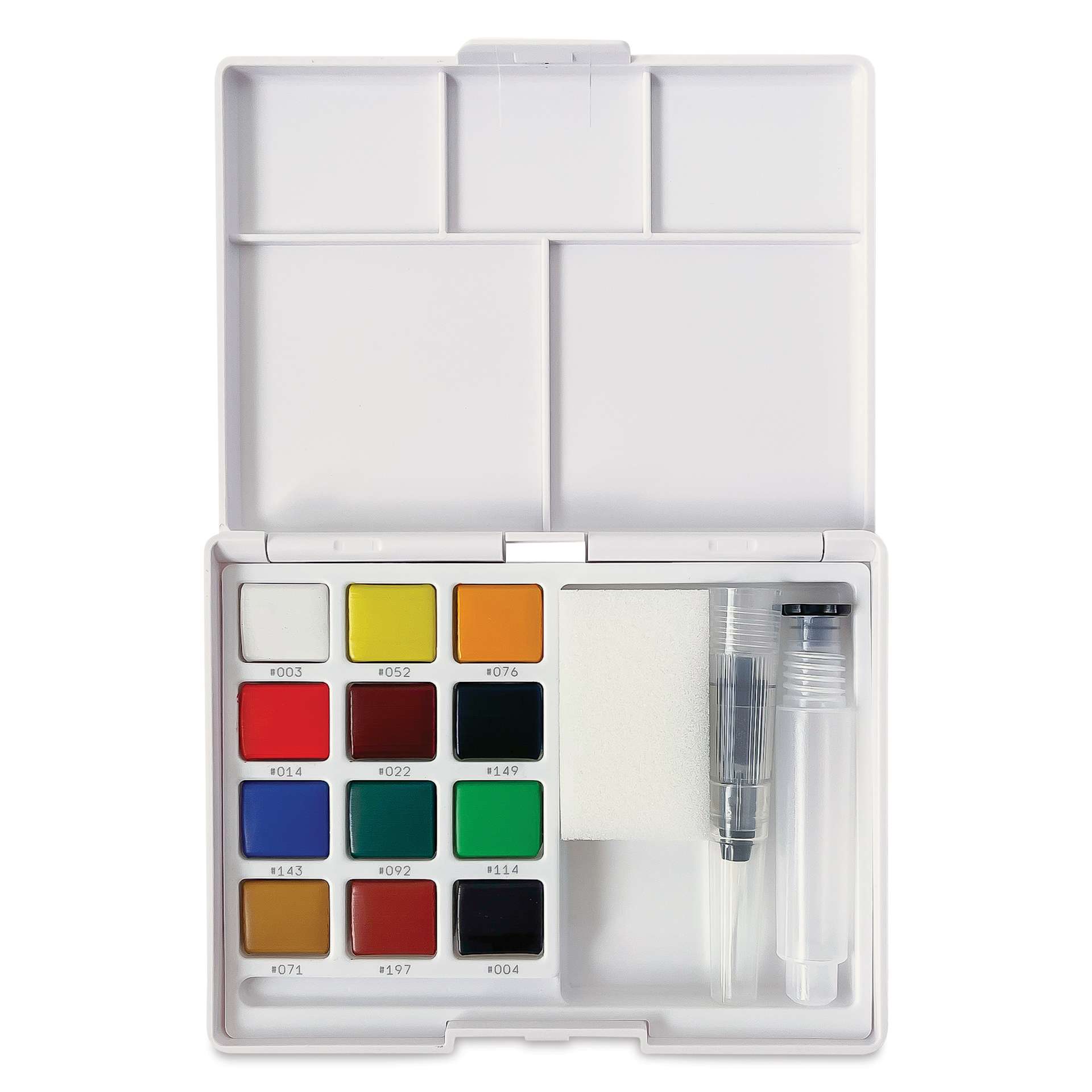 Sakura Koi Watercolor Half Pan - Set of 12 Sketch Box, Assorted Colors