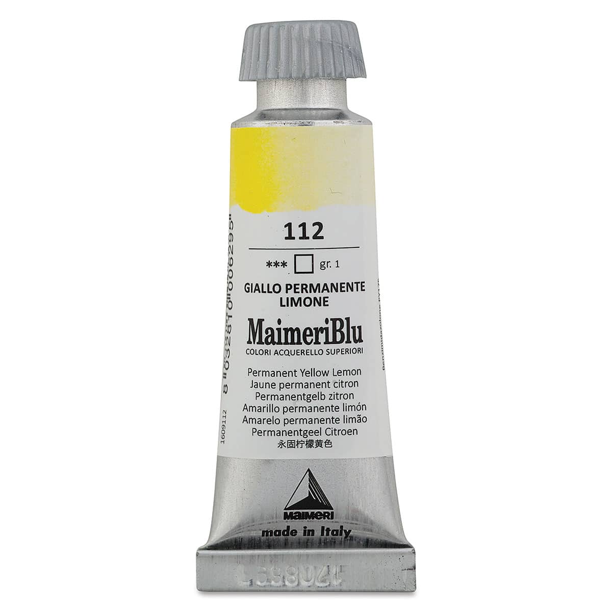 Maimeri Blu Artist Watercolor - Permanent Yellow Lemon, 12 ml Tube