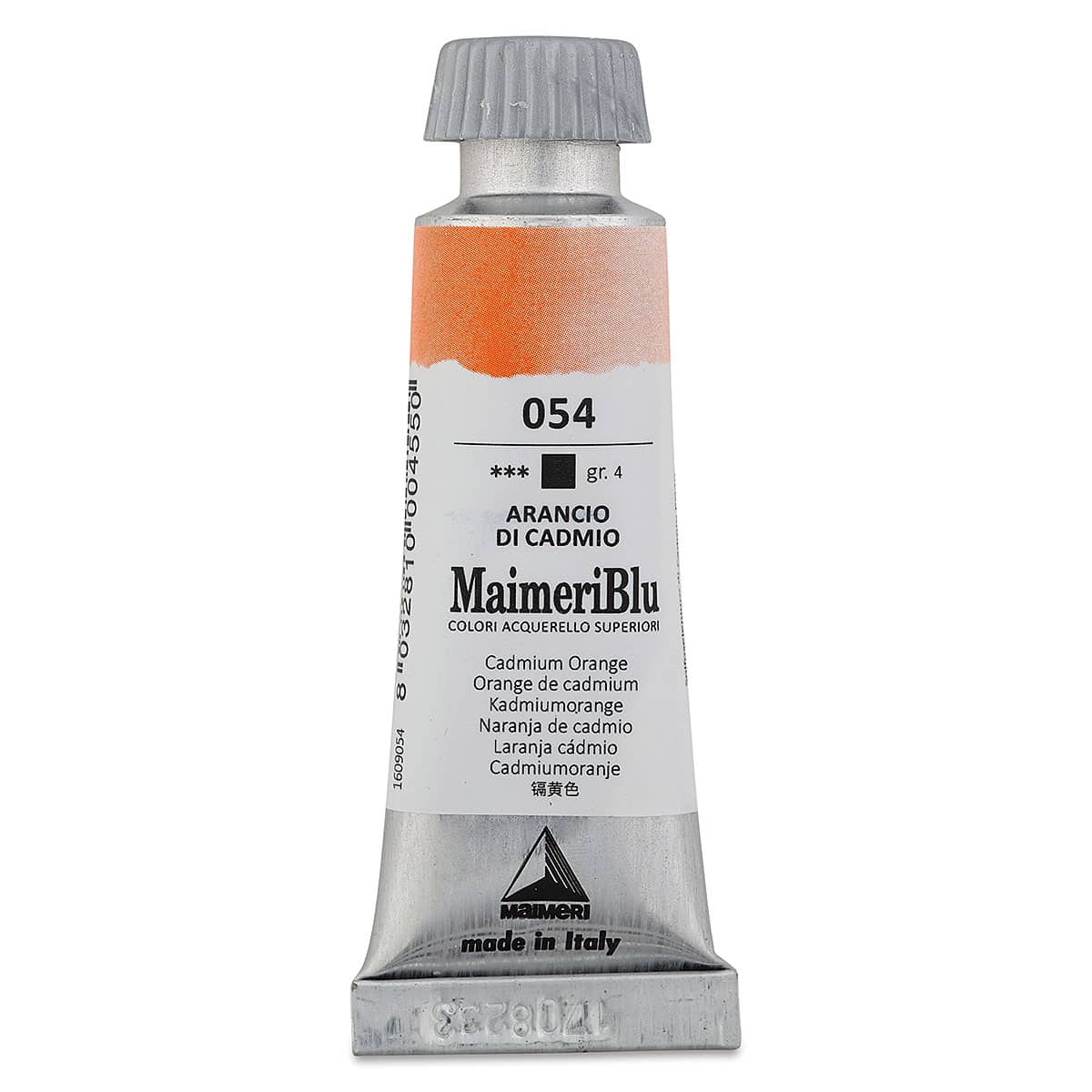 Maimeri Blu Artist Watercolor - Cadmium Orange, 12 ml Tube Maimeri Blu Artist Watercolor - Cadmium Orange, 12 ml Tube