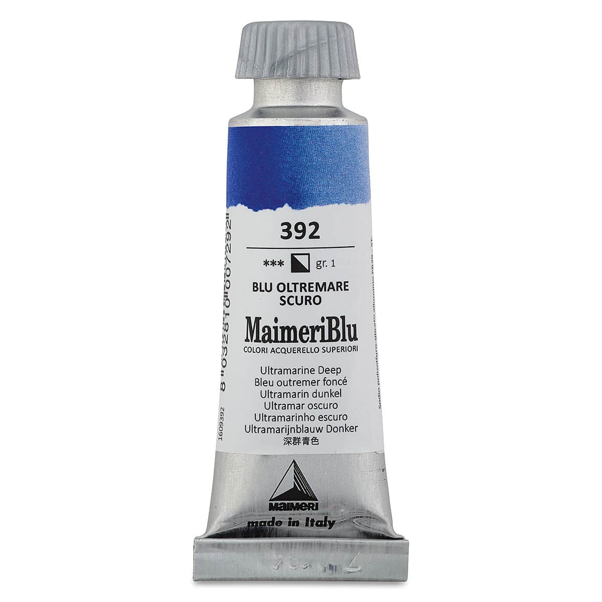 Maimeri Blu Artist Watercolor - Ultramarine Deep, 12 ml Tube