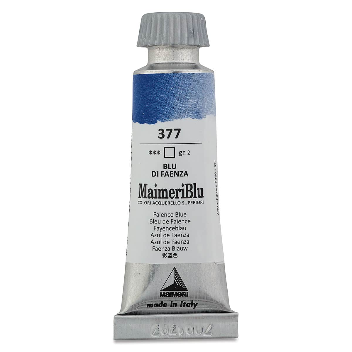 Maimeri Blu Artist Watercolor - Faience Blue, 12 ml Tube