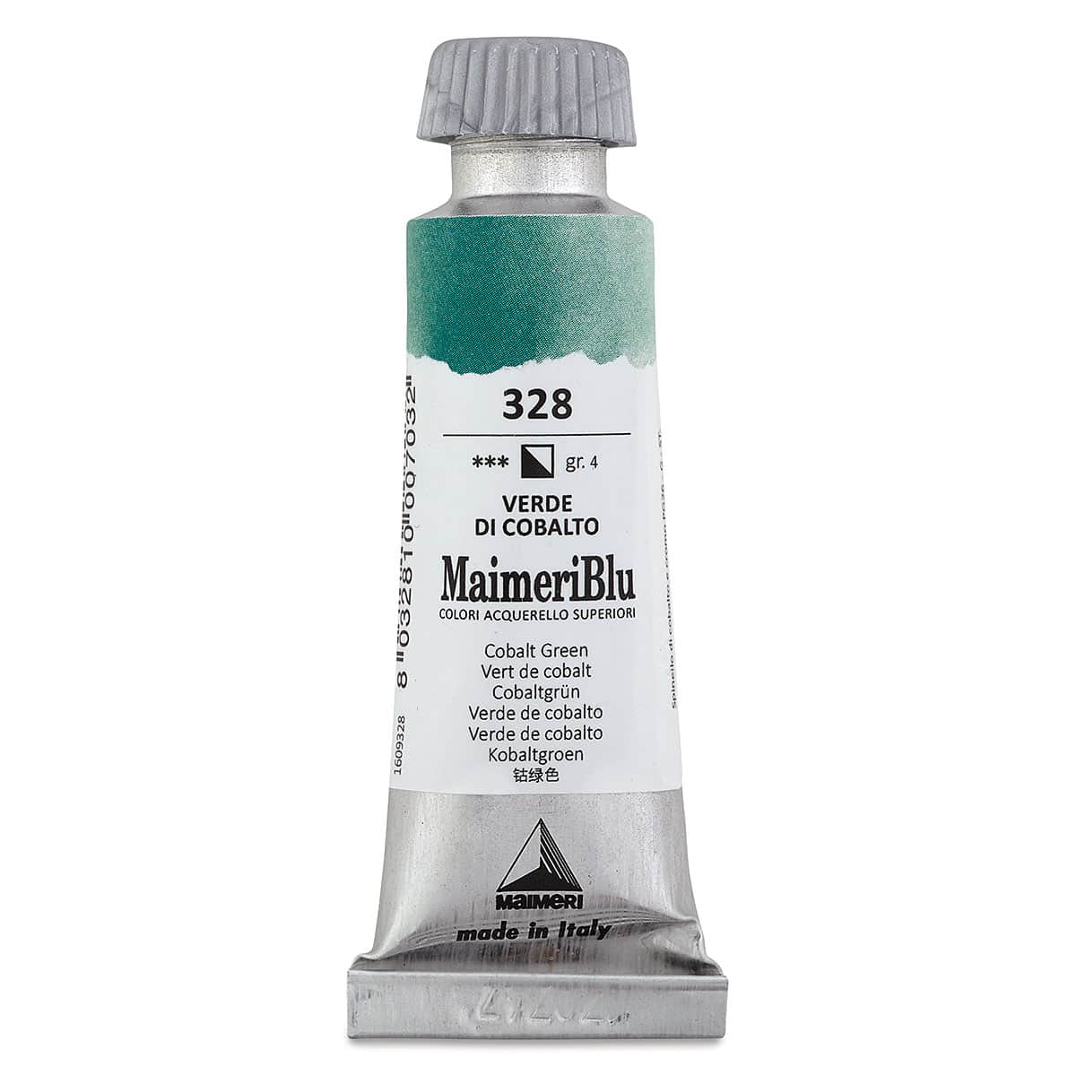Maimeri Blu Artist Watercolor - Cobalt Green, 12 ml Tube