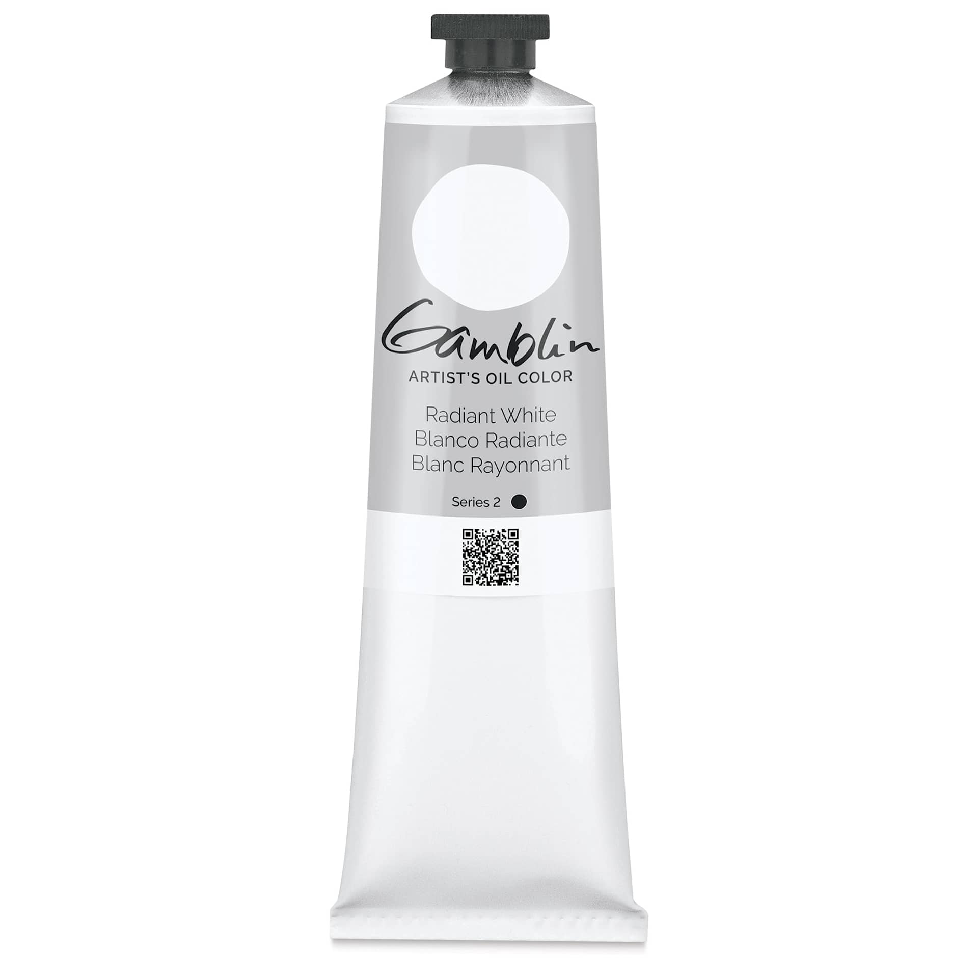 Gamblin Artist's Oil Color - Radiant White, 150 ml tube