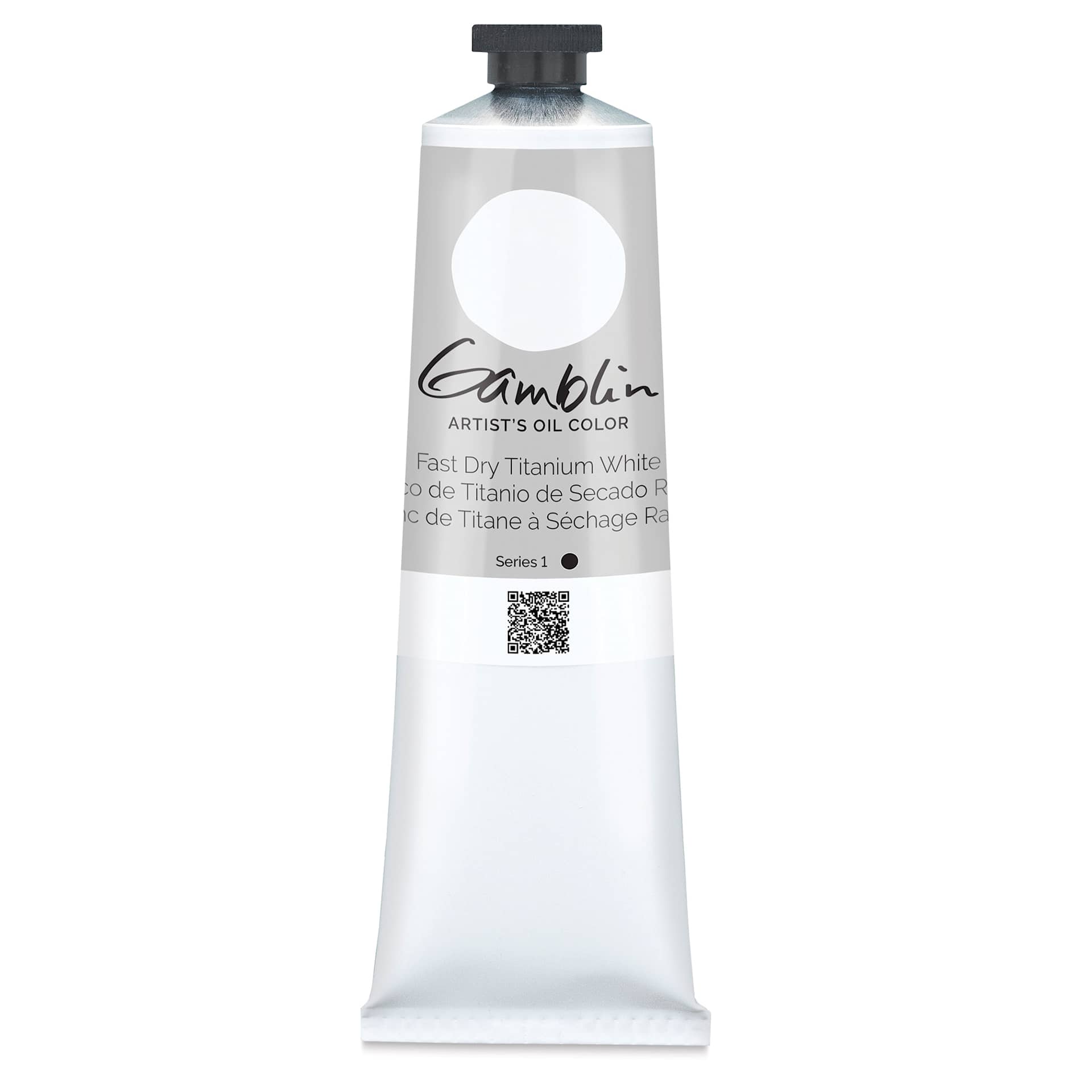 Gamblin Artist's Oil Color - Fast Dry Titanium White, 150 ml tube