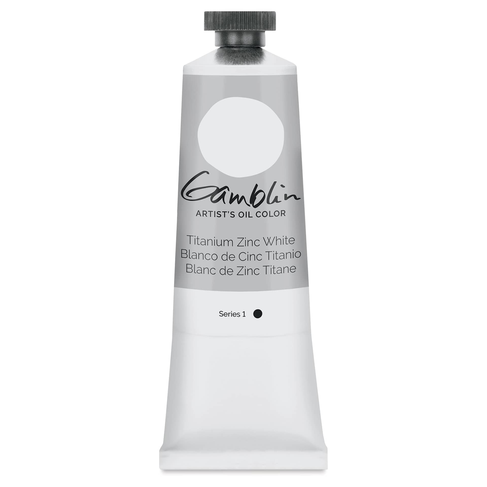 Gamblin Artist's Oil Color - Titanium-Zinc White, 37 ml tube