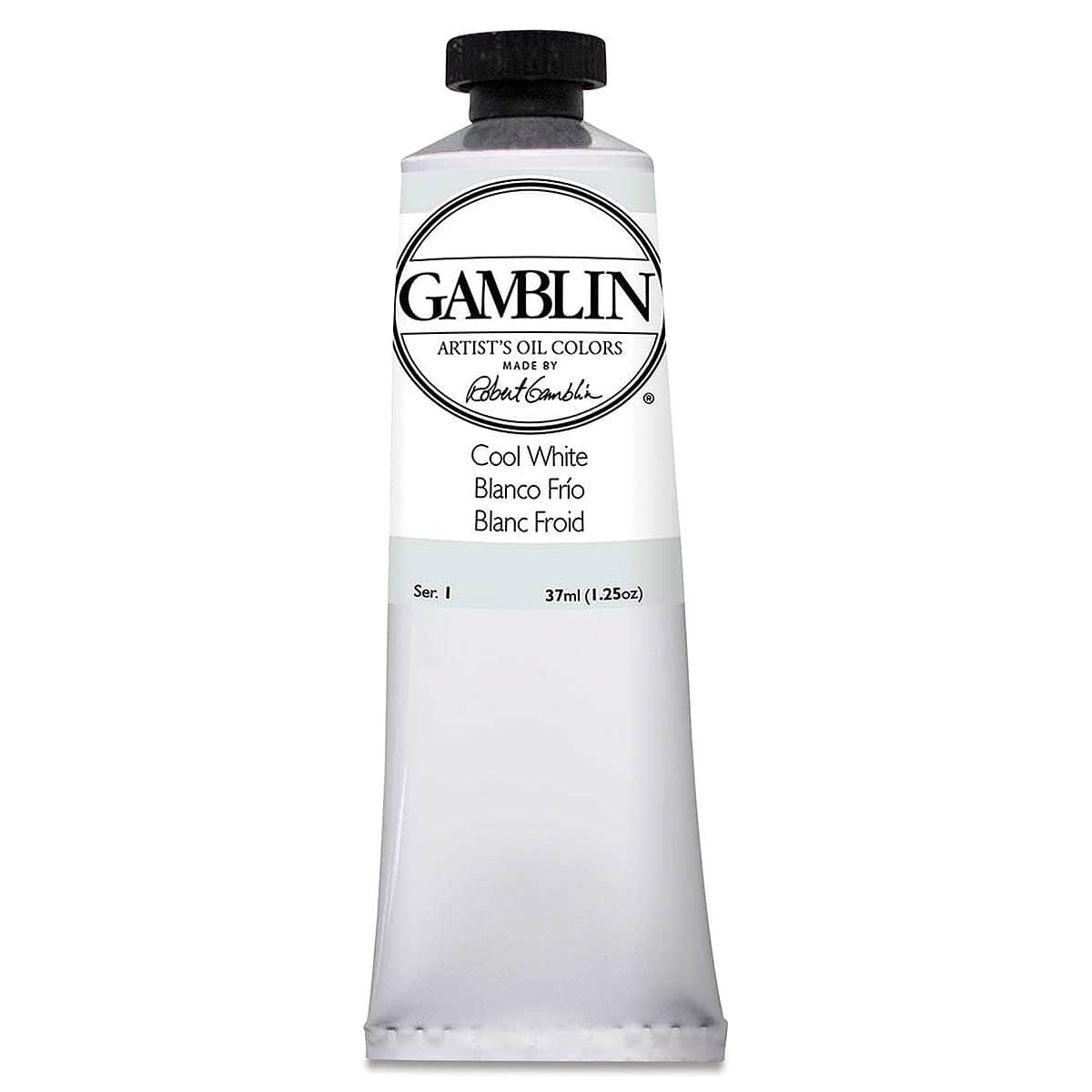 Gamblin Artists' Oil Color - Cool White, 37 ml tube