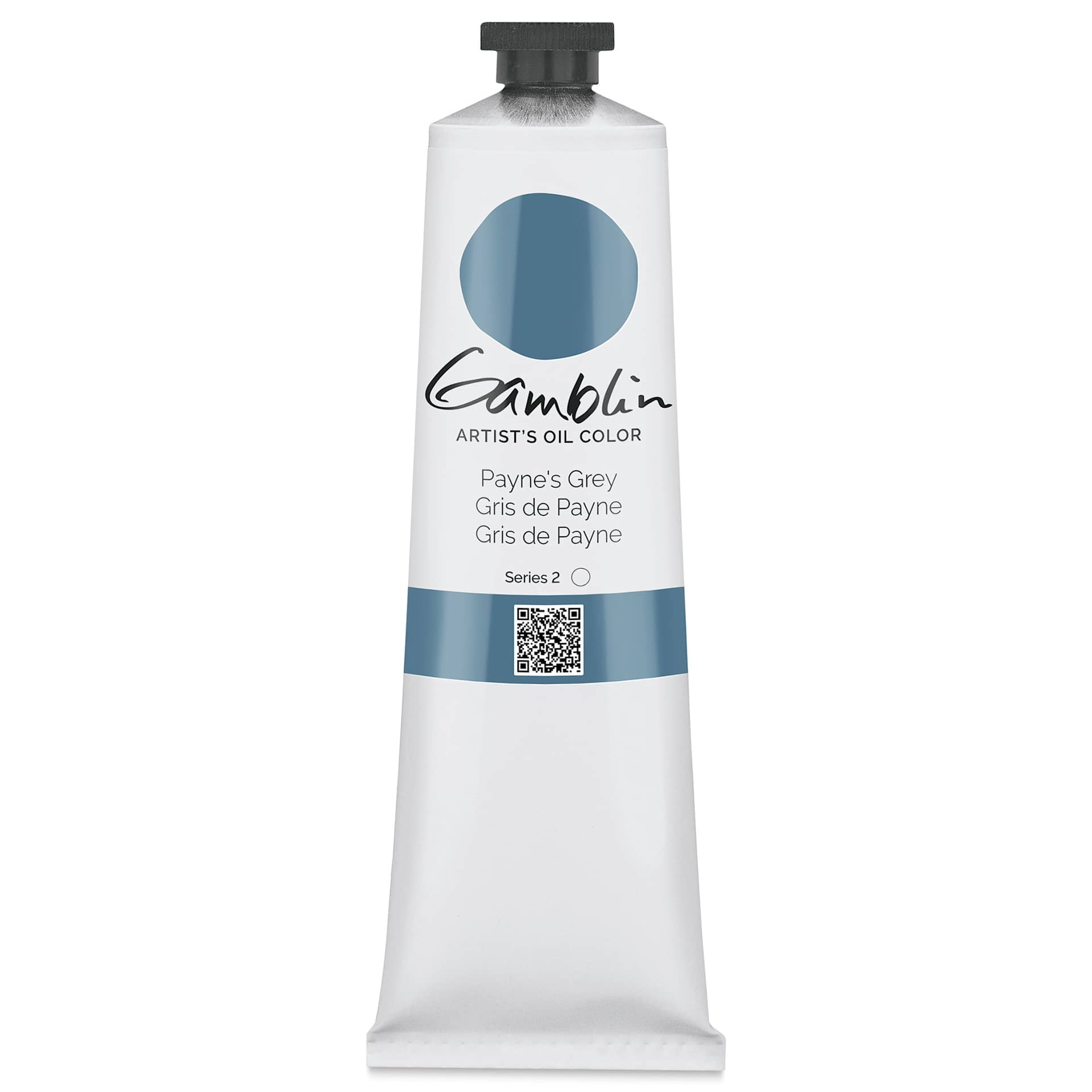 Gamblin Artist's Oil Color - Payne's Grey, 150 ml tube