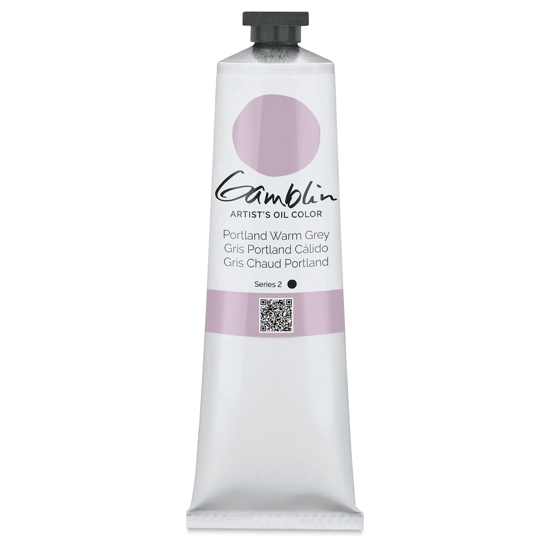 Gamblin Artists' Oil Color - Portland Warm Grey, 150 ml tube