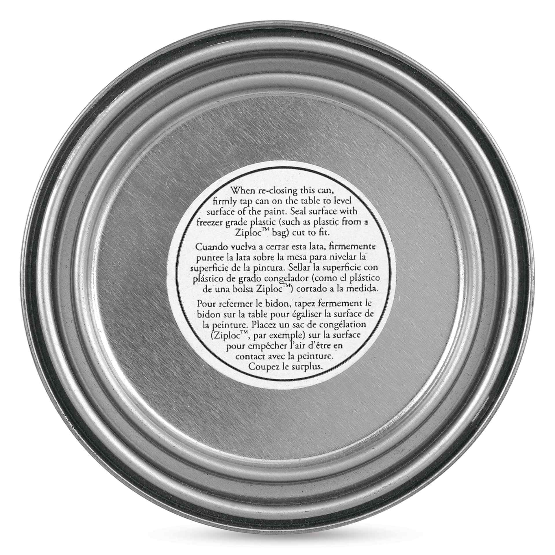 Gamblin Artist's Oil Color - Naples Orange, 16 oz Can lid Gamblin Artist's Oil Color - Naples Orange, 16 oz Can lid