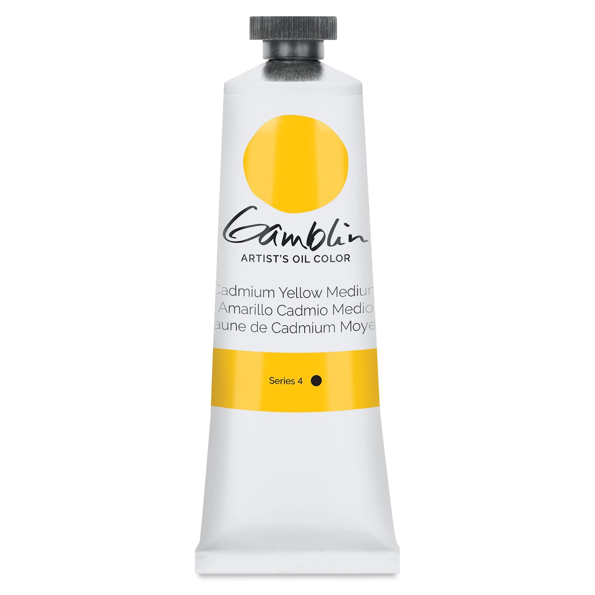 Gamblin Artist's Oil Color - Cadmium Yellow Medium, 37 ml tube Gamblin Artist's Oil Color - Cadmium Yellow Medium, 37 ml tube