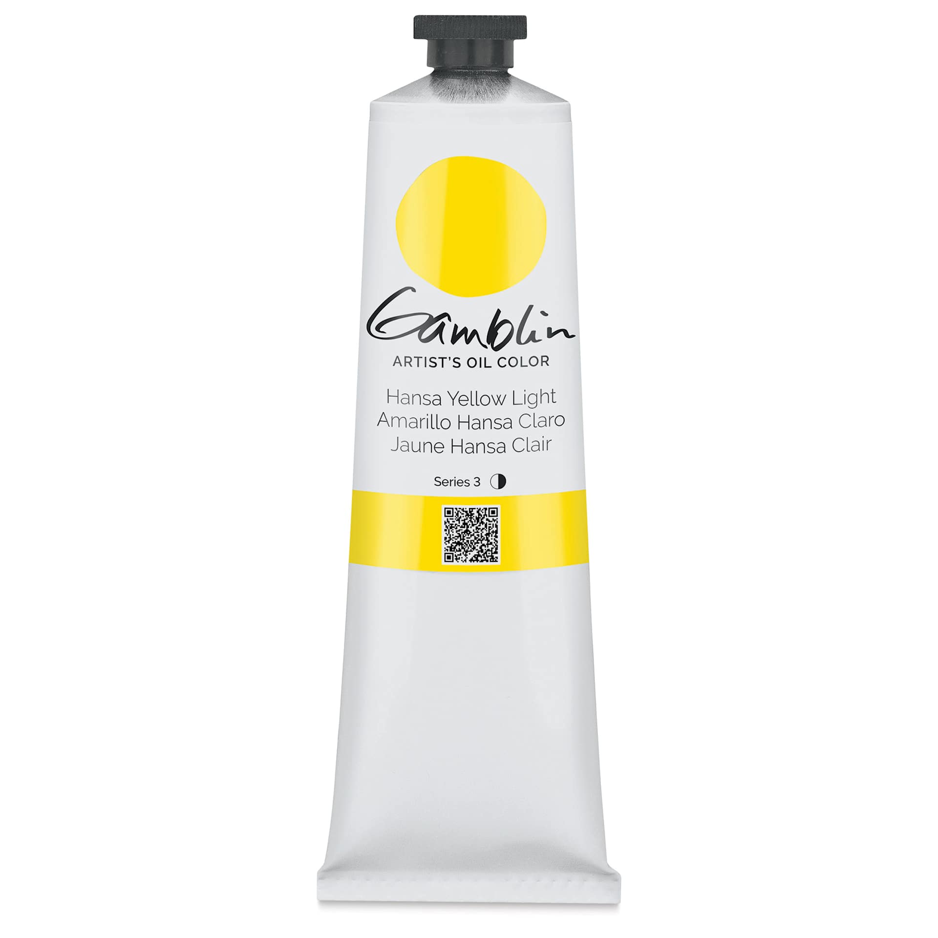 Gamblin Artist's Oil Color - Hansa Yellow Light, 150 ml tube