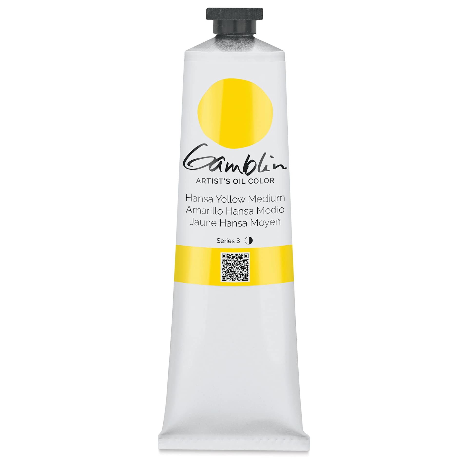 Gamblin Artist's Oil Color - Hansa Yellow Medium, 150 ml tube
