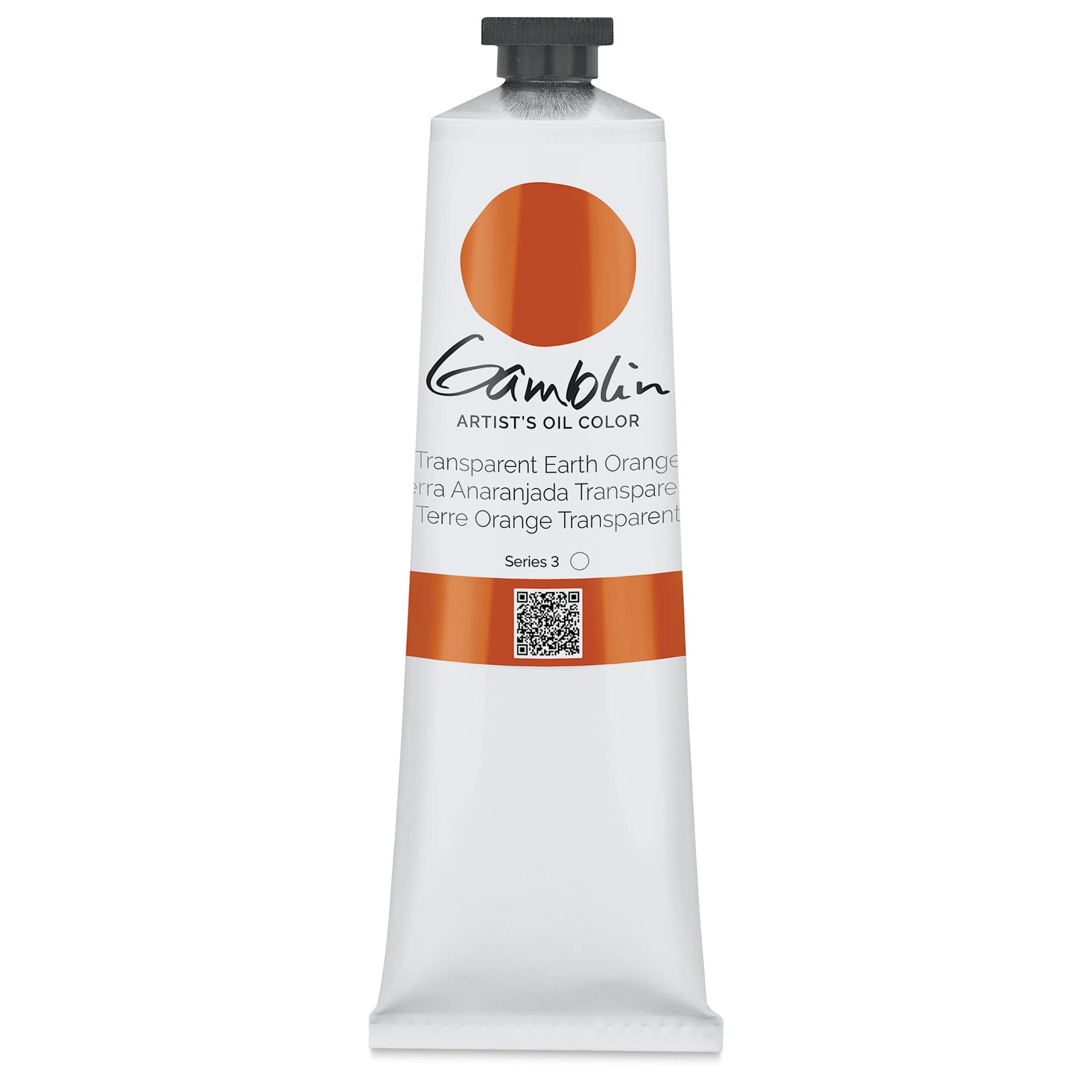 Gamblin Artist's Oil Color - Transparent Earth Orange, 150 ml tube