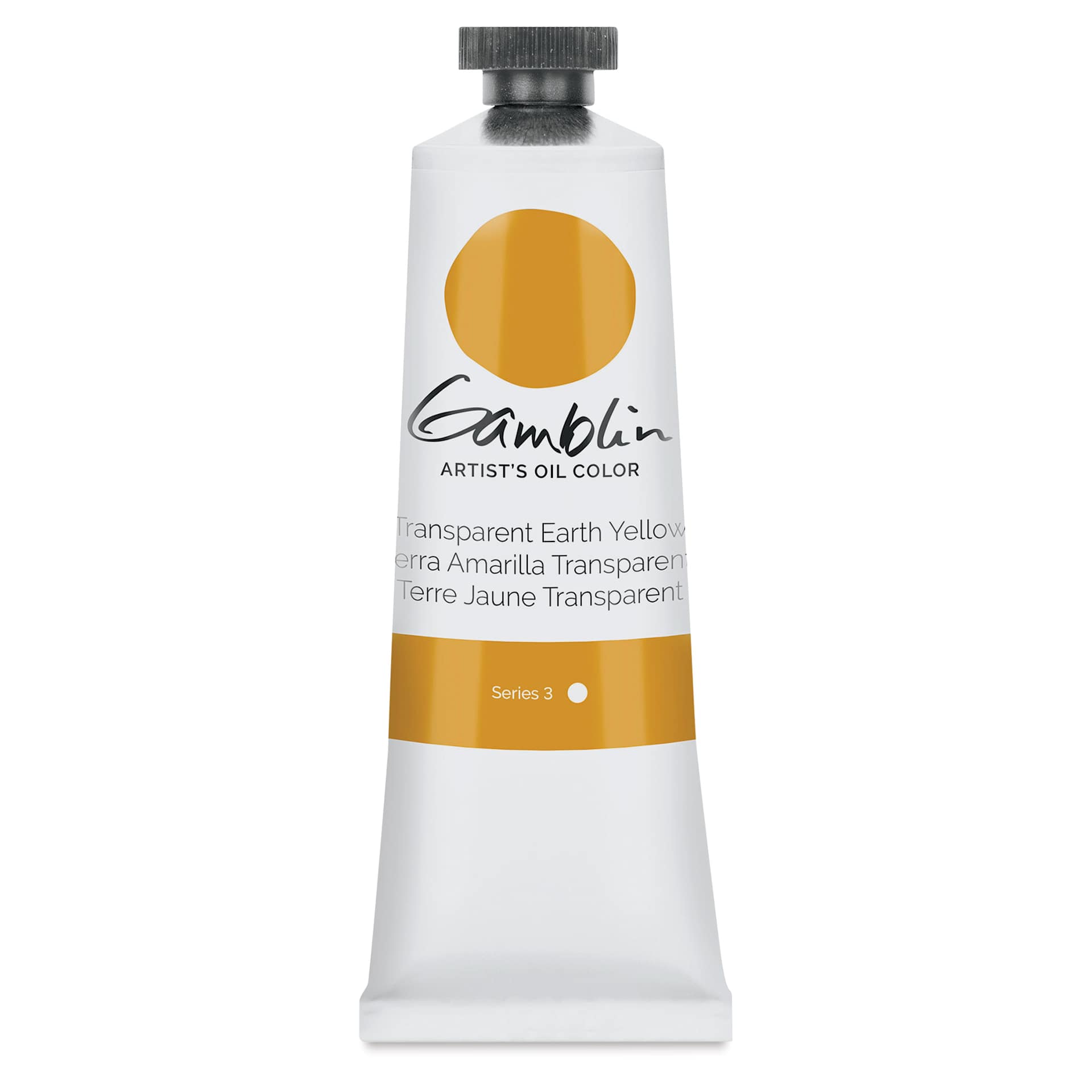 Gamblin Artist's Oil Color - Transparent Earth Yellow, 37 ml tube