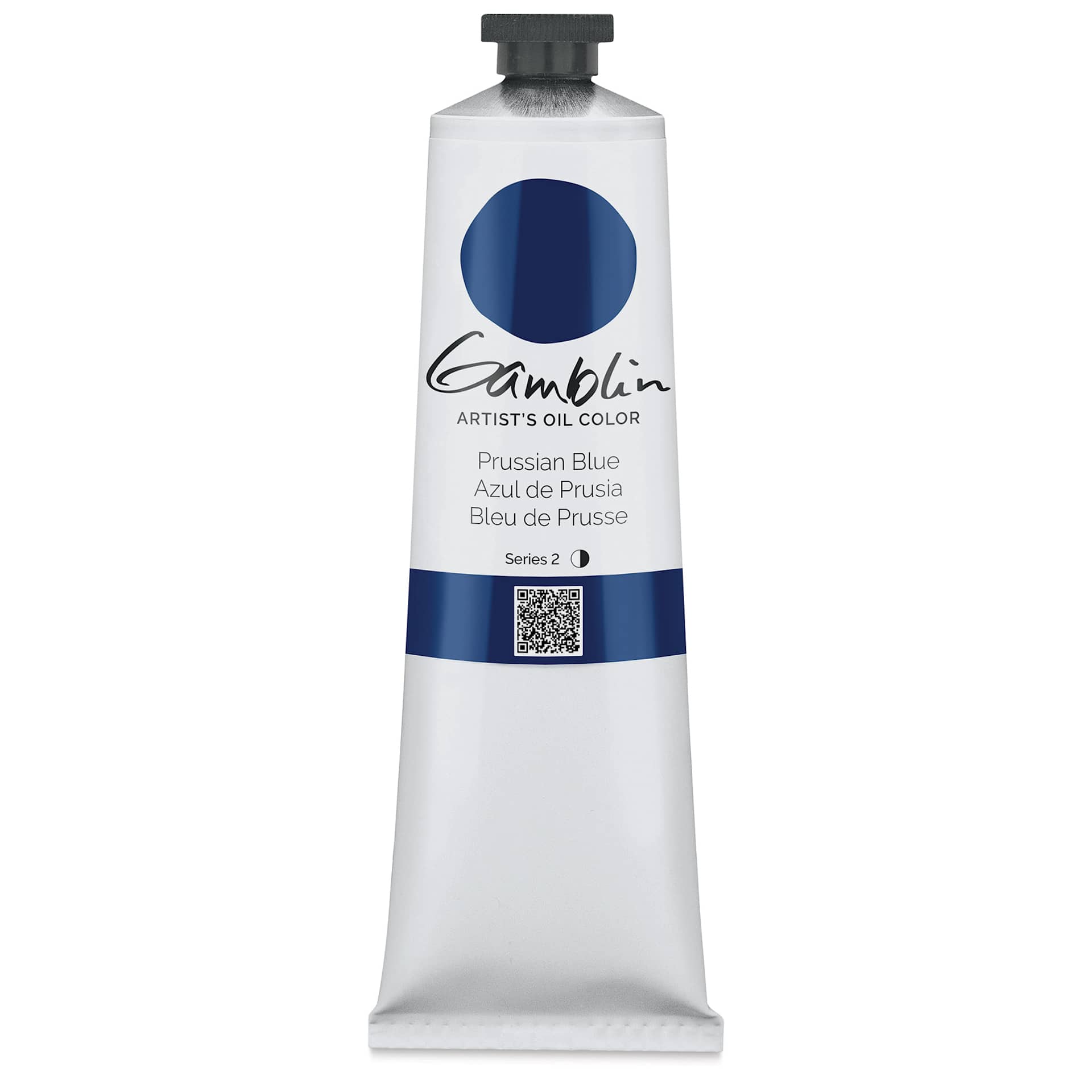 Gamblin Artist's Oil Color - Prussian Blue, 150 ml tube