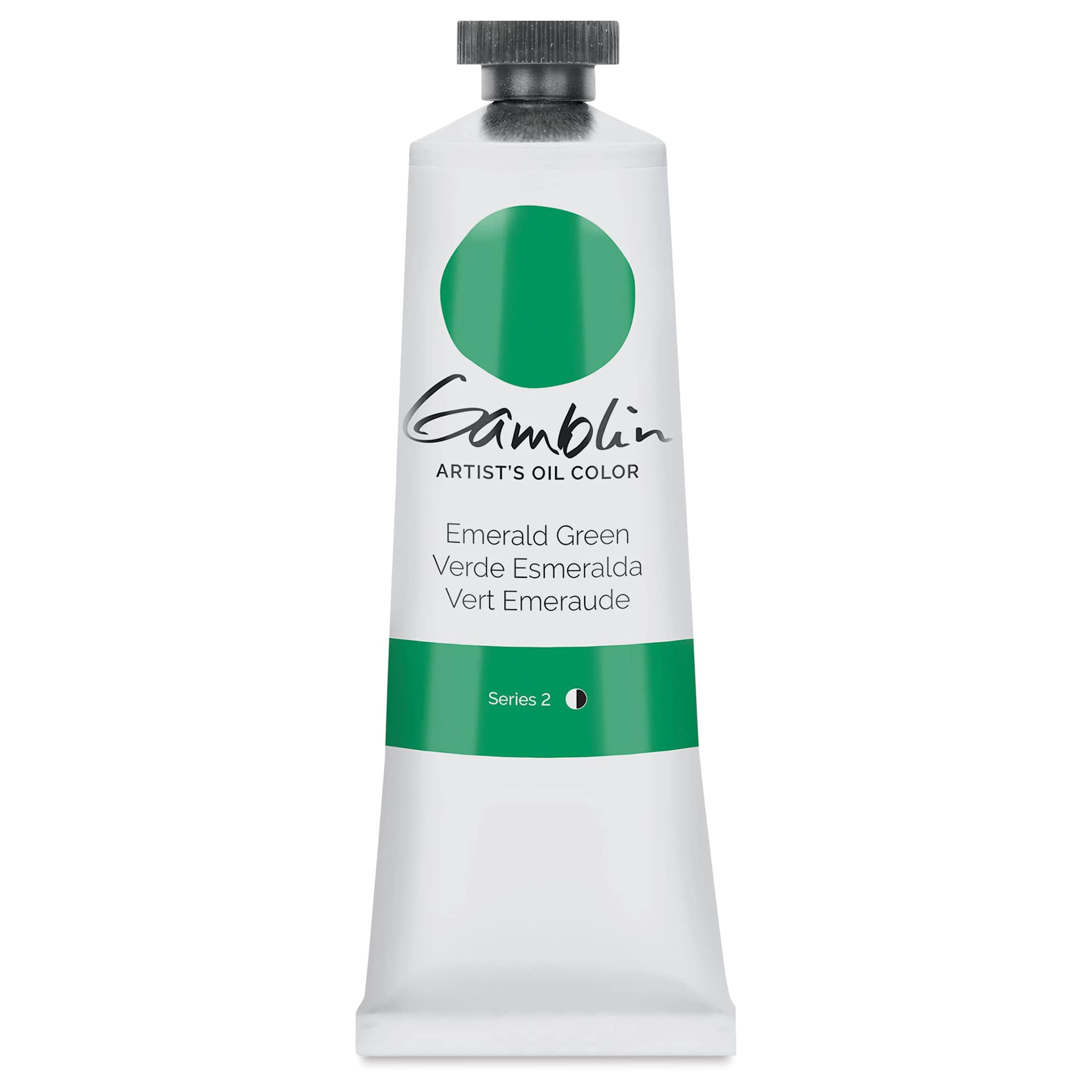 Gamblin Artist's Oil Color - Emerald Green, 150 ml tube