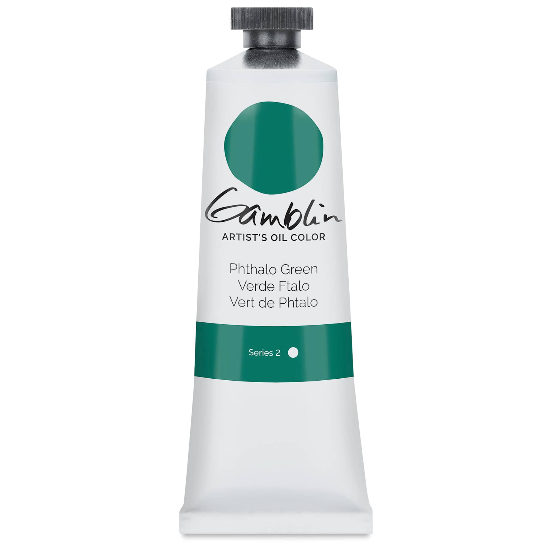 Gamblin Artist's Oil Color - Phthalo Green, 37 ml tube